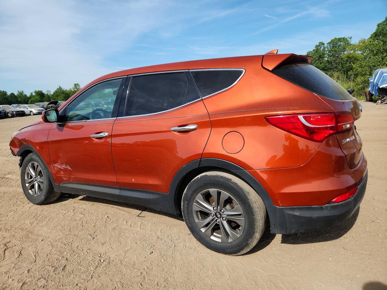 2015 Hyundai Santa Fe Sport 2.4l Orange vin: 5XYZT3LB6FG271841