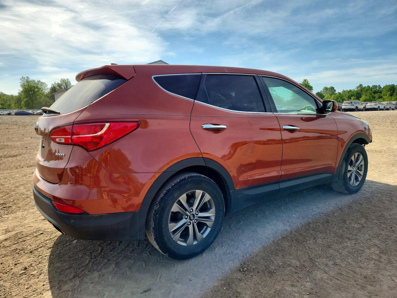 2015 Hyundai Santa Fe Sport 2.4l Orange vin: 5XYZT3LB6FG271841