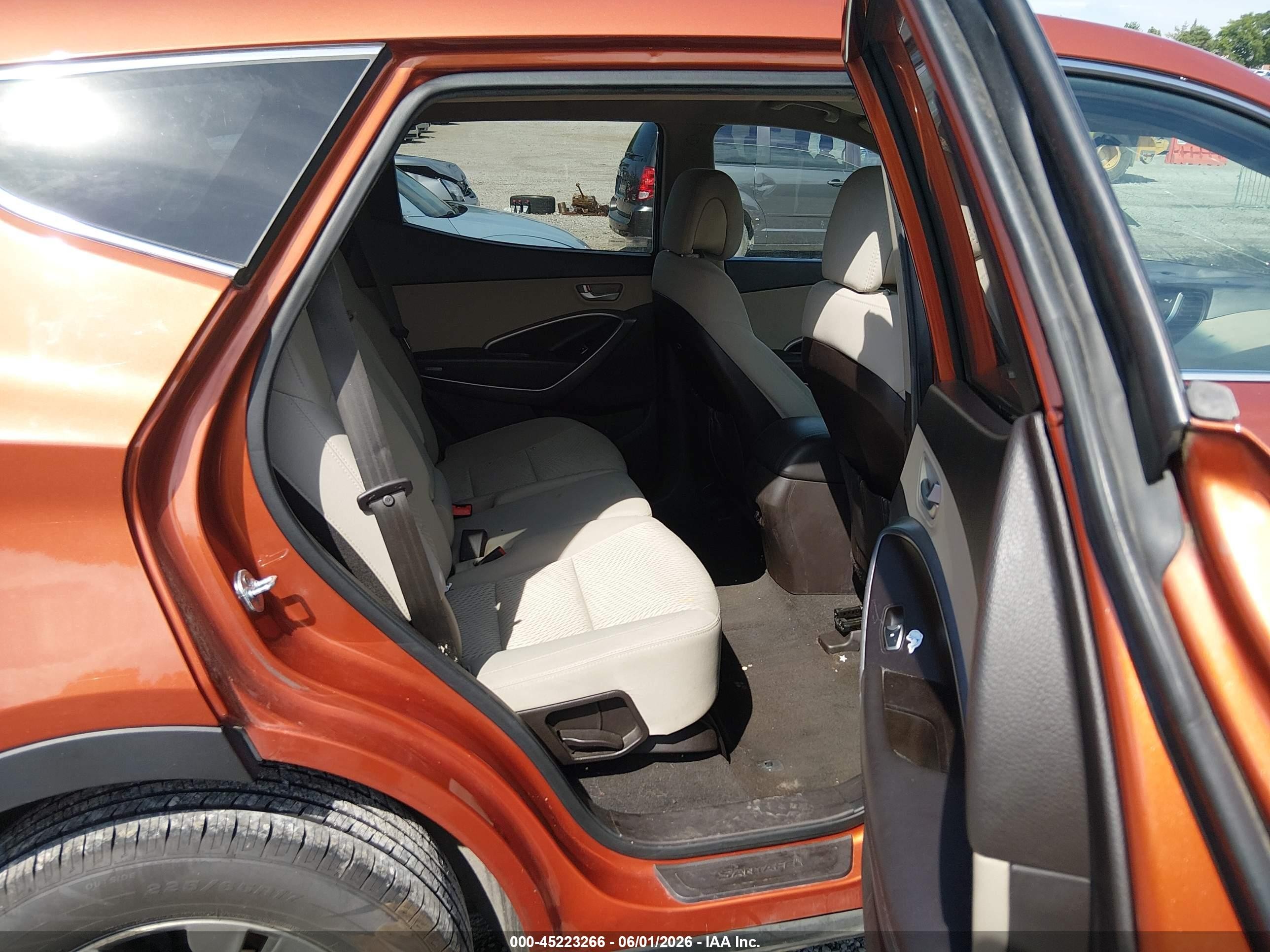 2015 Hyundai Santa Fe Sport 2.4l Orange vin: 5XYZT3LB6FG280412
