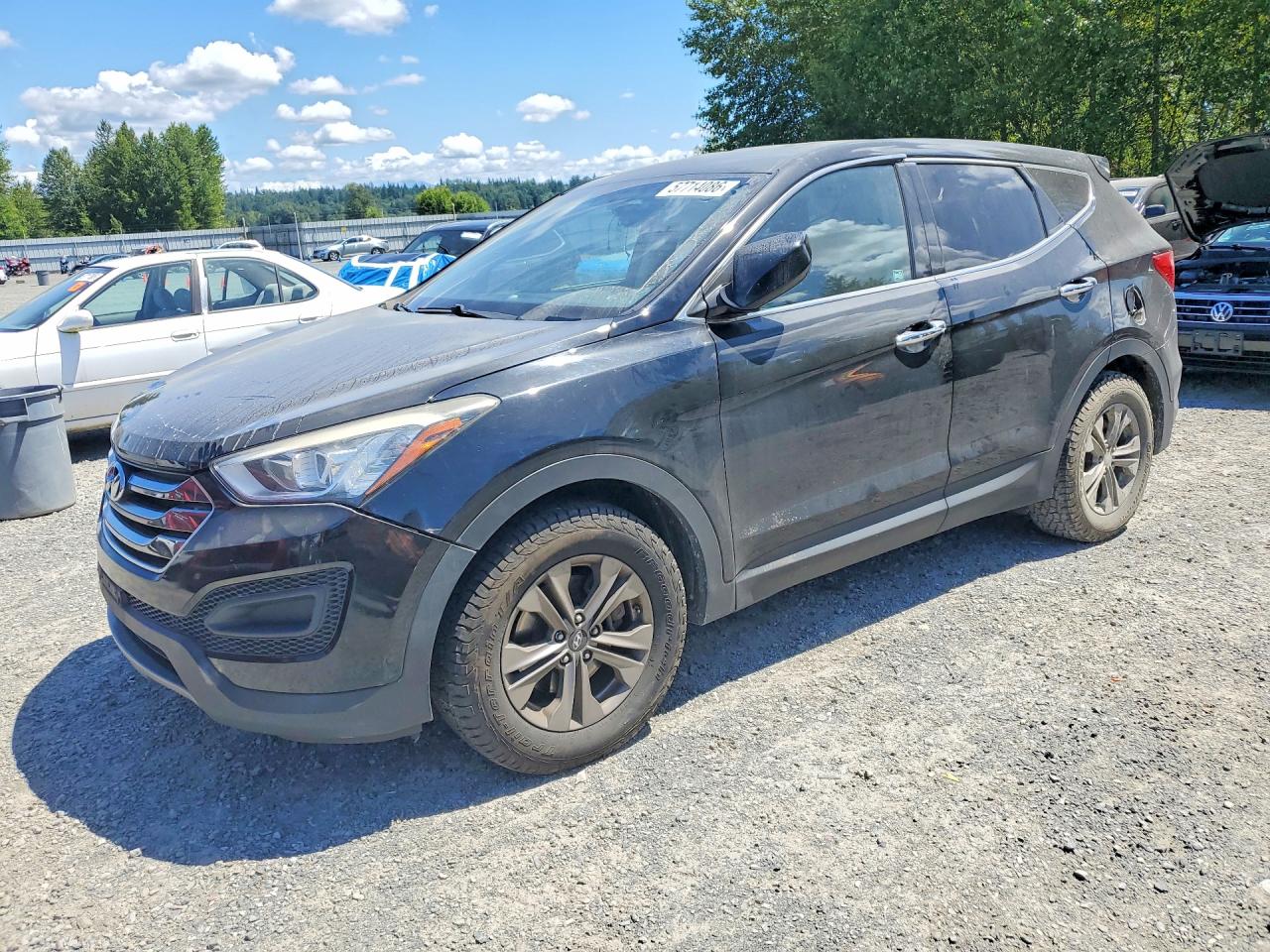 2015 Hyundai Santa Fe Sport 2.4l Черный vin: 5XYZT3LB6FG292432