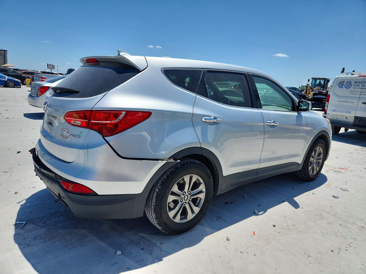 2015 Hyundai Santa Fe Sport 2.4l Silver vin: 5XYZT3LB6FG294827
