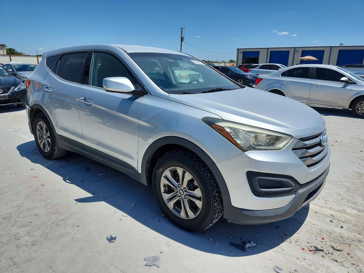 2015 Hyundai Santa Fe Sport 2.4l Silver vin: 5XYZT3LB6FG294827