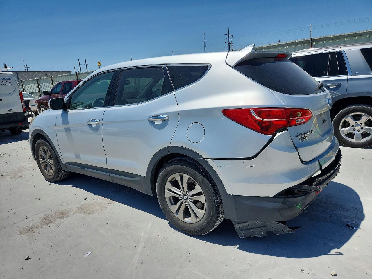 2015 Hyundai Santa Fe Sport 2.4l Silver vin: 5XYZT3LB6FG294827