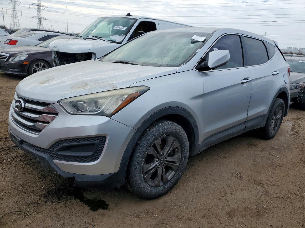 2015 Hyundai Santa Fe Sport 2.4l Серебряный vin: 5XYZT3LB6FG301856