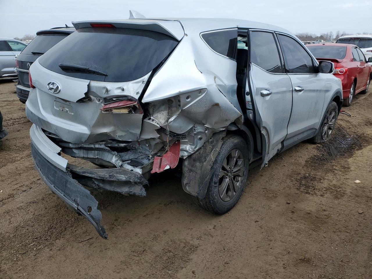 2015 Hyundai Santa Fe Sport 2.4l Серебряный vin: 5XYZT3LB6FG301856