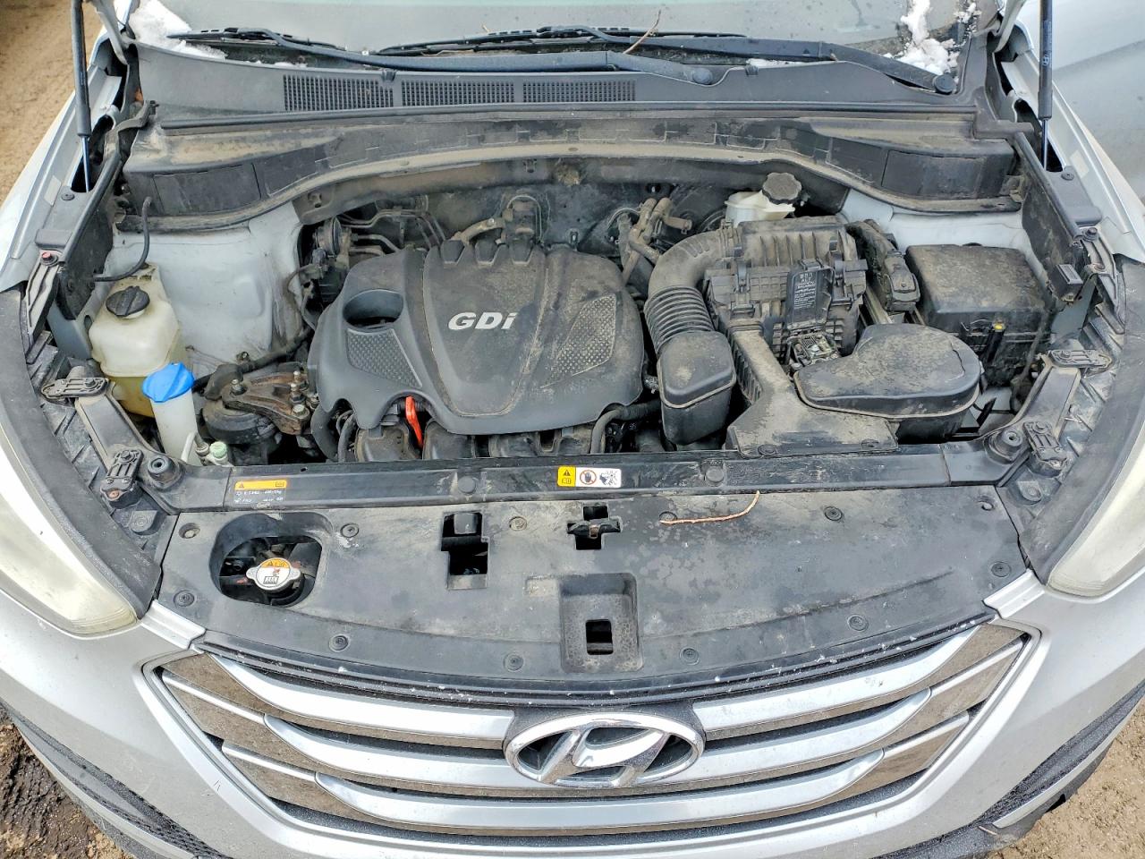2015 Hyundai Santa Fe Sport 2.4l Серебряный vin: 5XYZT3LB6FG301856