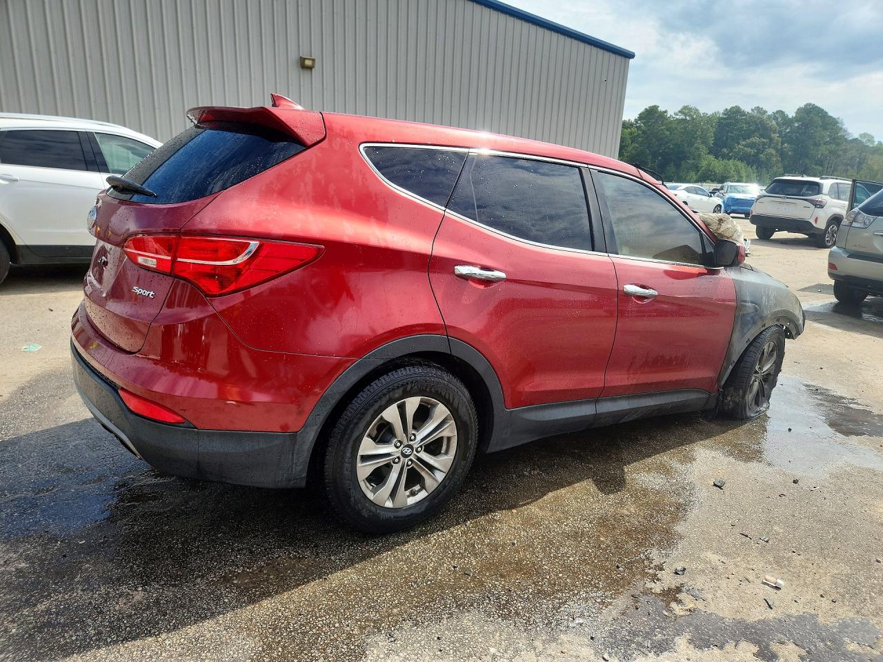 2016 Hyundai Santa Fe Sport 2.4l Burgundy vin: 5XYZT3LB6GG359337