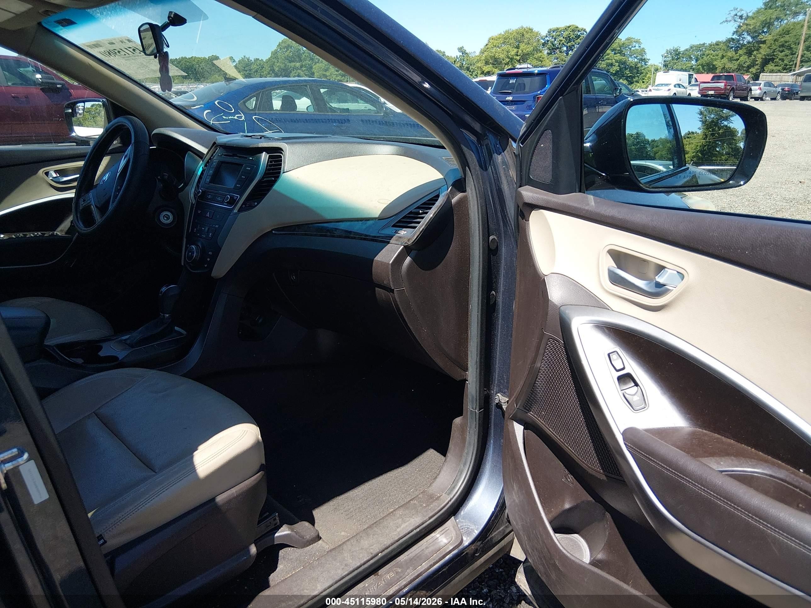 2017 Hyundai Santa Fe Sport 2.4l Gray vin: 5XYZT3LB6HG409946