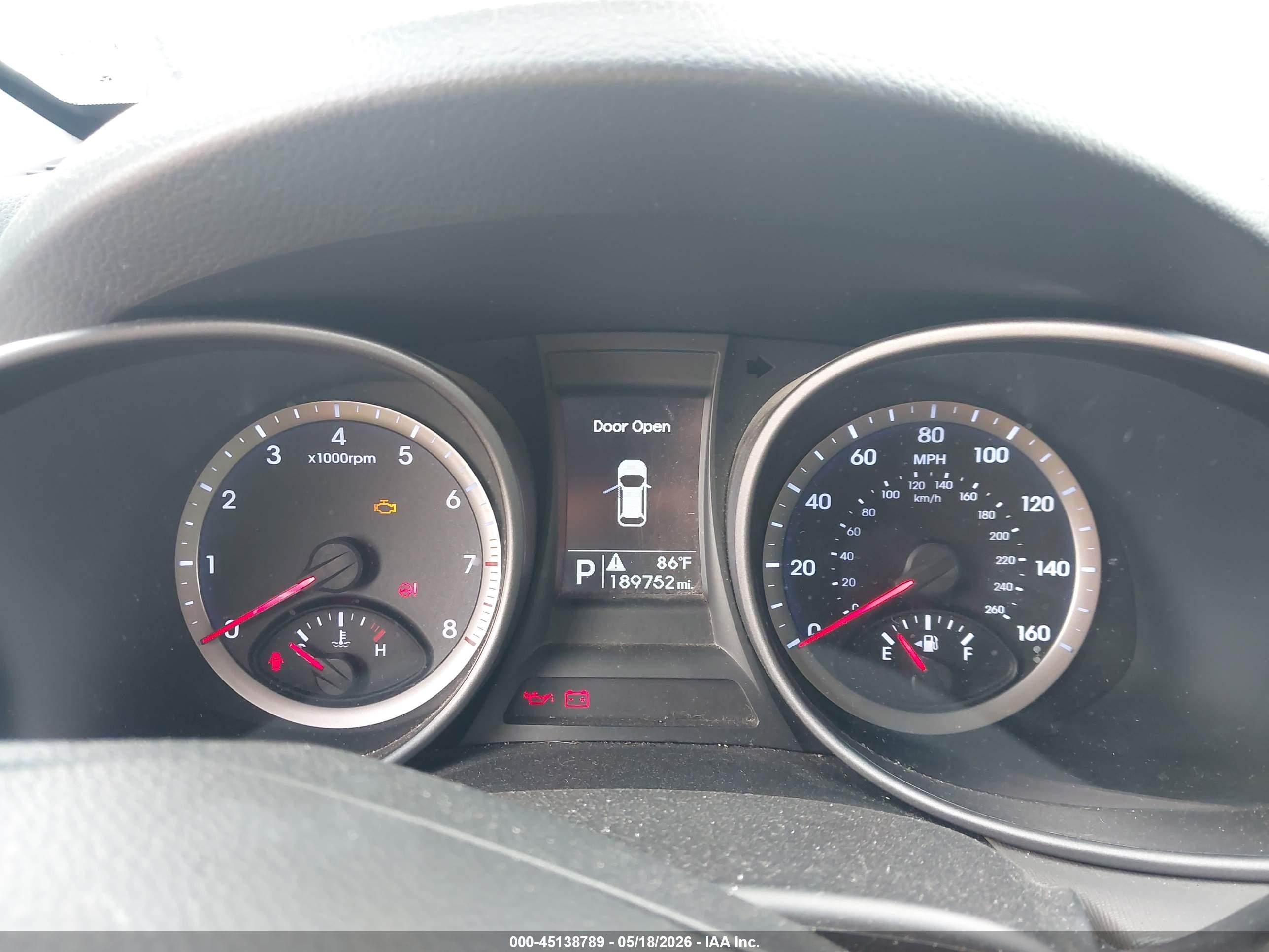 2013 Hyundai Santa Fe Sport Gray vin: 5XYZT3LB7DG020906