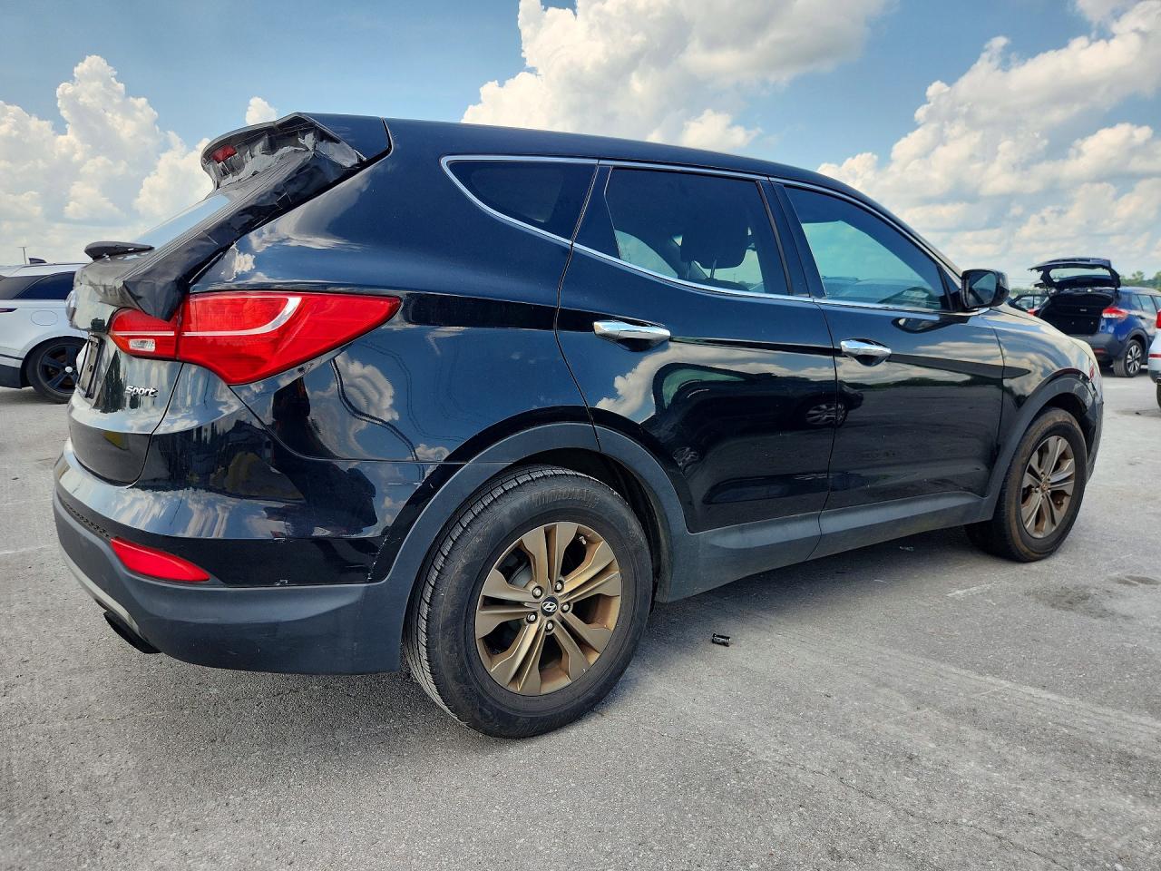 2013 Hyundai Santa Fe Sport 2.4l Black vin: 5XYZT3LB7DG052092