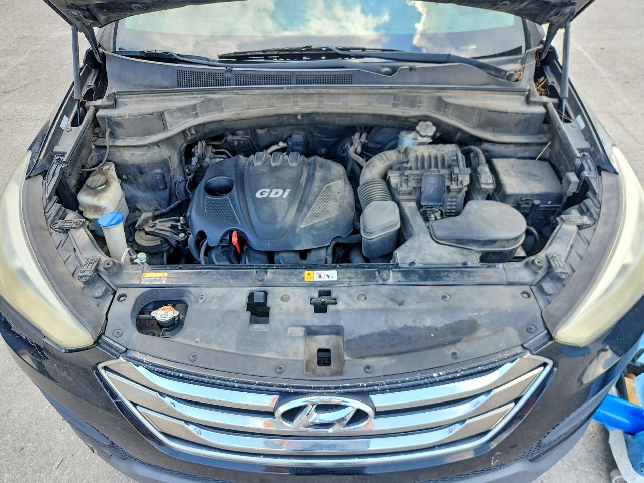 2013 Hyundai Santa Fe Sport 2.4l Black vin: 5XYZT3LB7DG052092