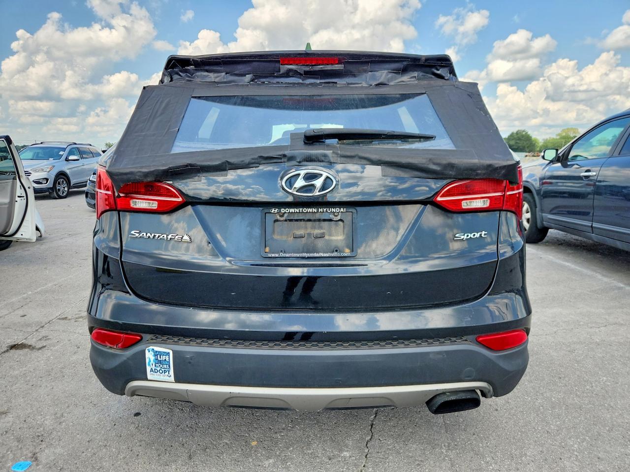 2013 Hyundai Santa Fe Sport 2.4l Black vin: 5XYZT3LB7DG052092