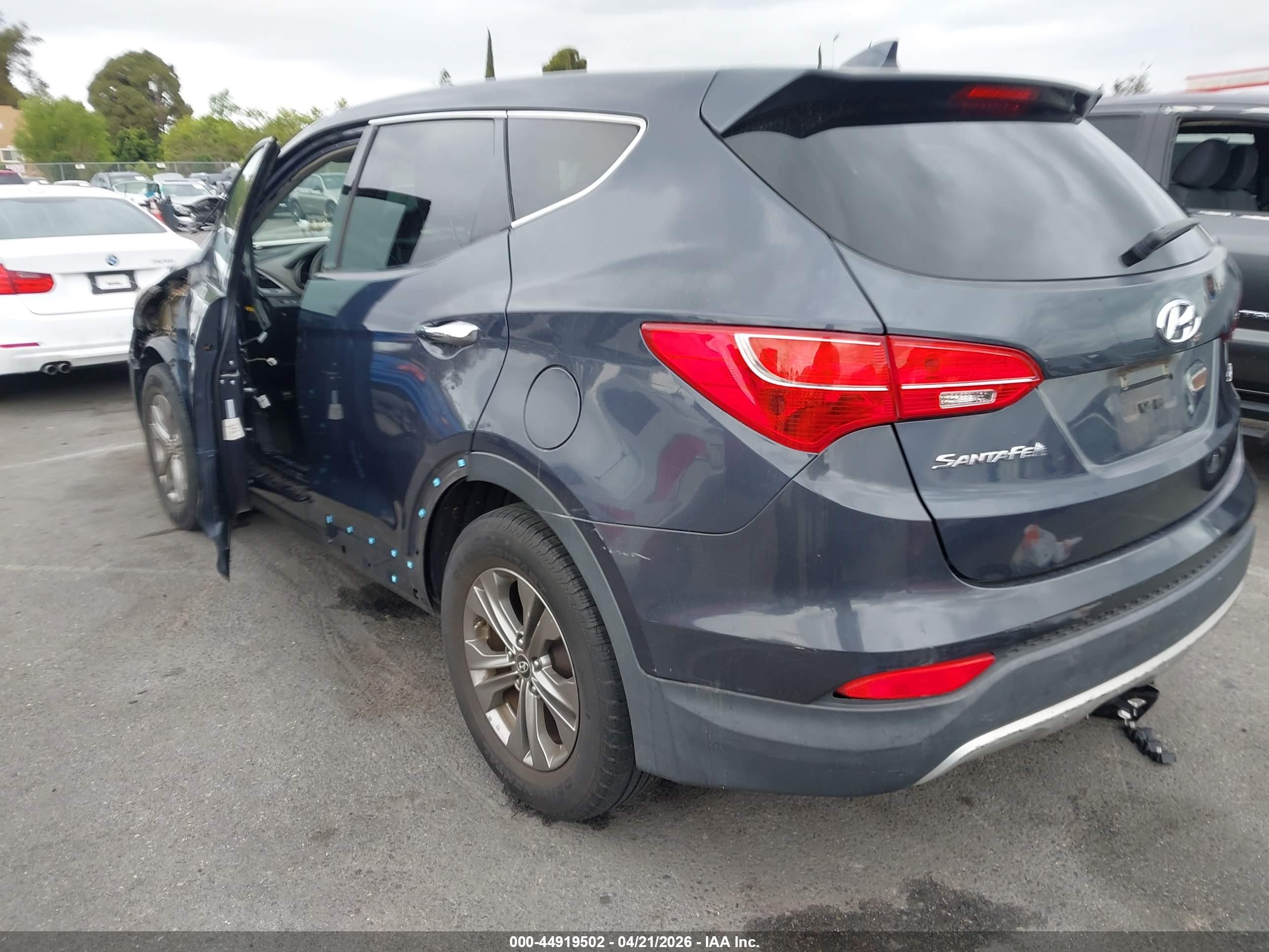 2014 Hyundai Santa Fe Sport 2.4l Gray vin: 5XYZT3LB7EG131425