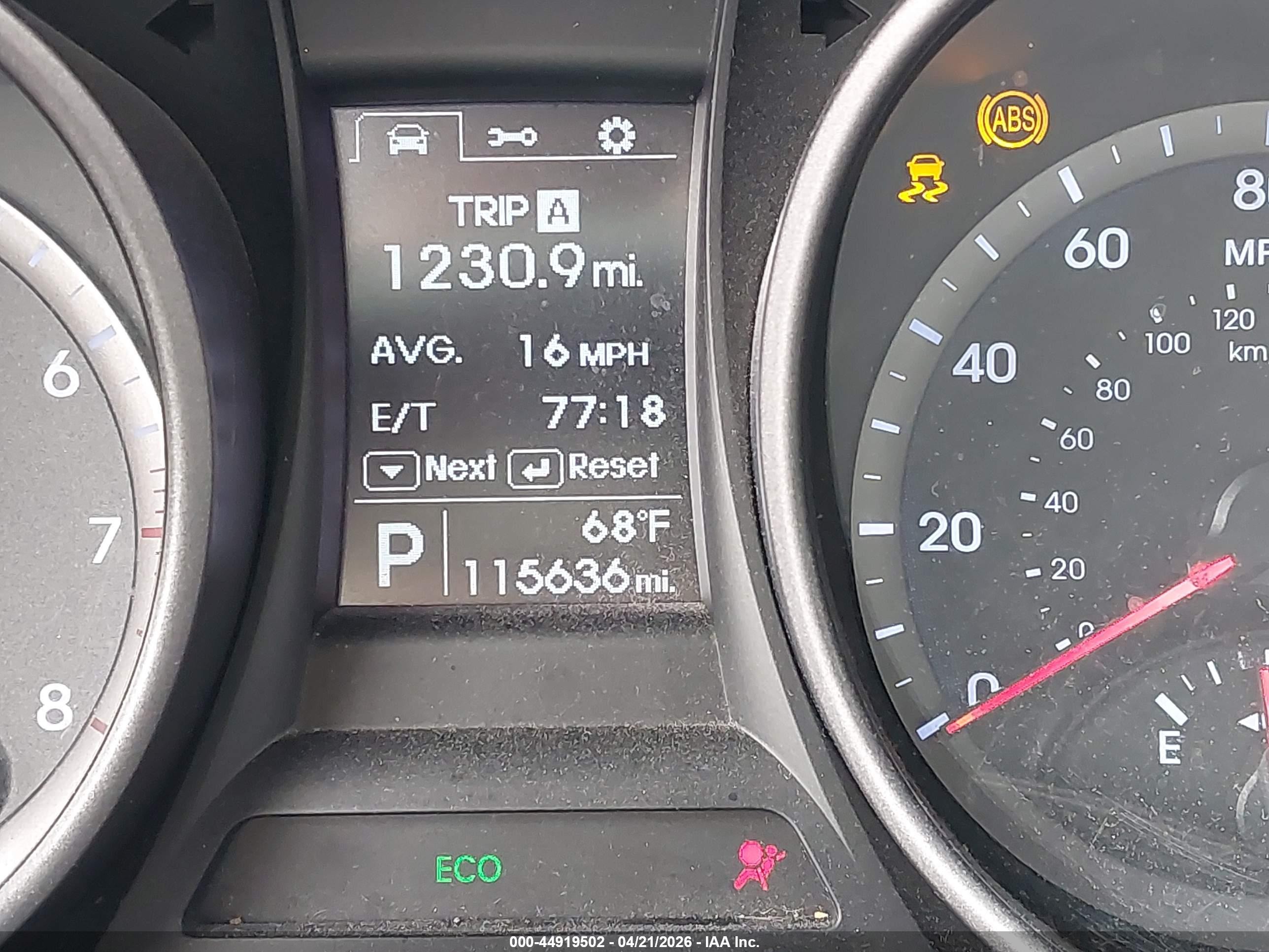 2014 Hyundai Santa Fe Sport 2.4l Gray vin: 5XYZT3LB7EG131425