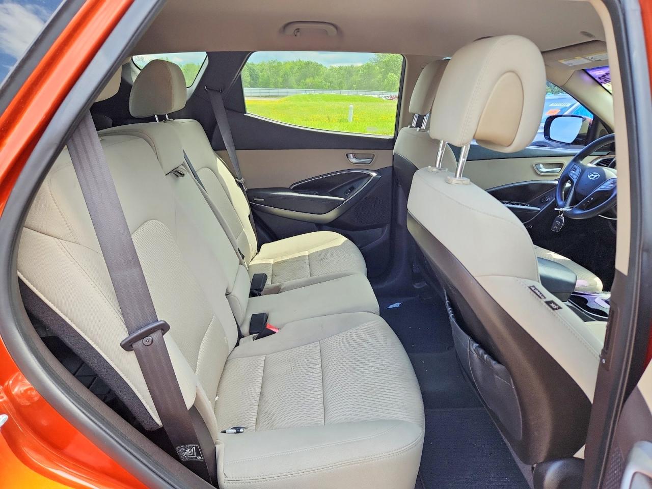 2014 Hyundai Santa Fe Sport 2.4l Orange vin: 5XYZT3LB7EG132705