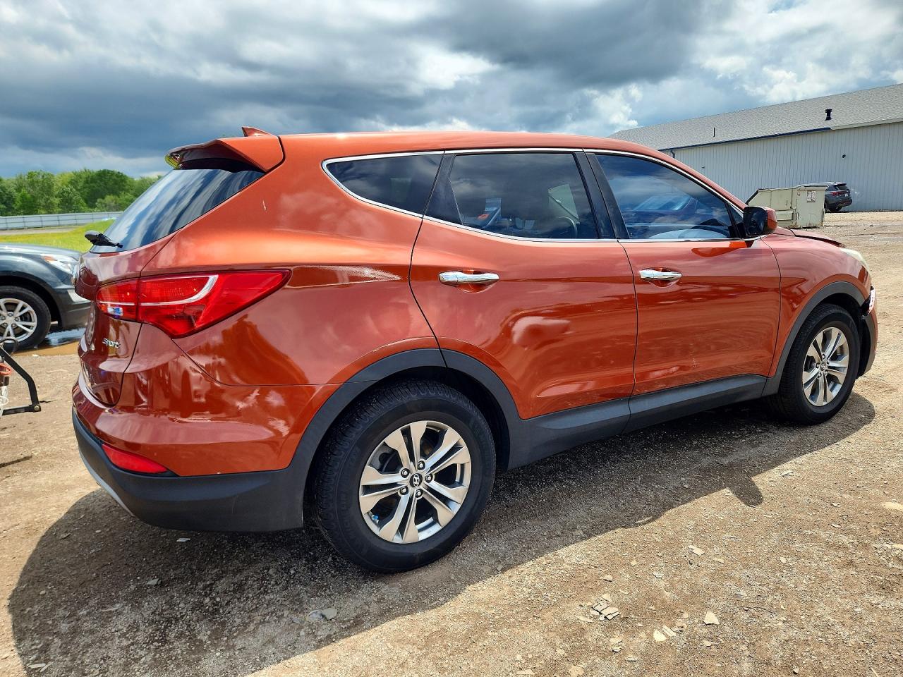 2014 Hyundai Santa Fe Sport 2.4l Orange vin: 5XYZT3LB7EG132705
