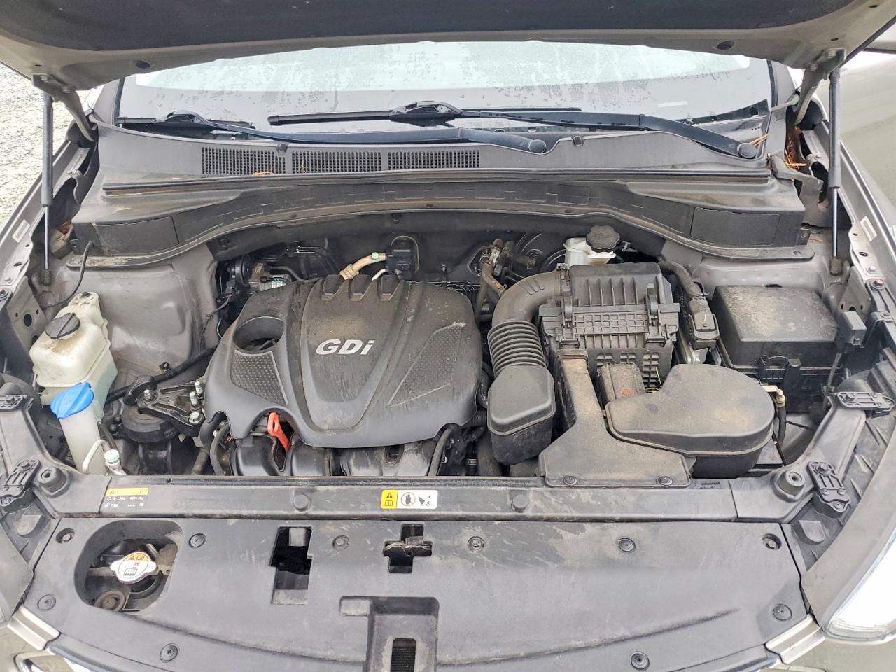 2014 Hyundai Santa Fe Sport 2.4l Gray vin: 5XYZT3LB7EG177028