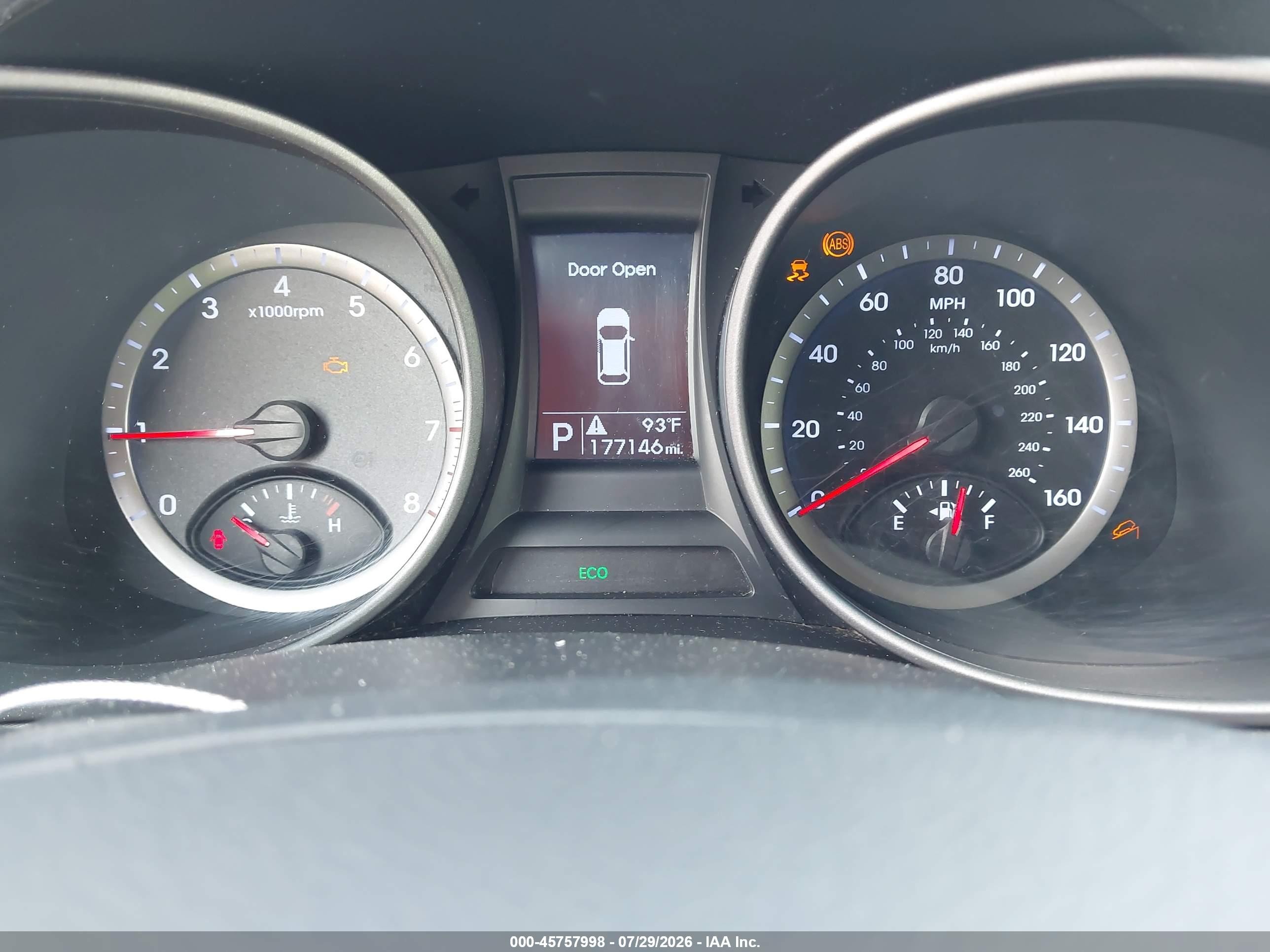 2014 Hyundai Santa Fe Sport 2.4l Gray vin: 5XYZT3LB7EG203658