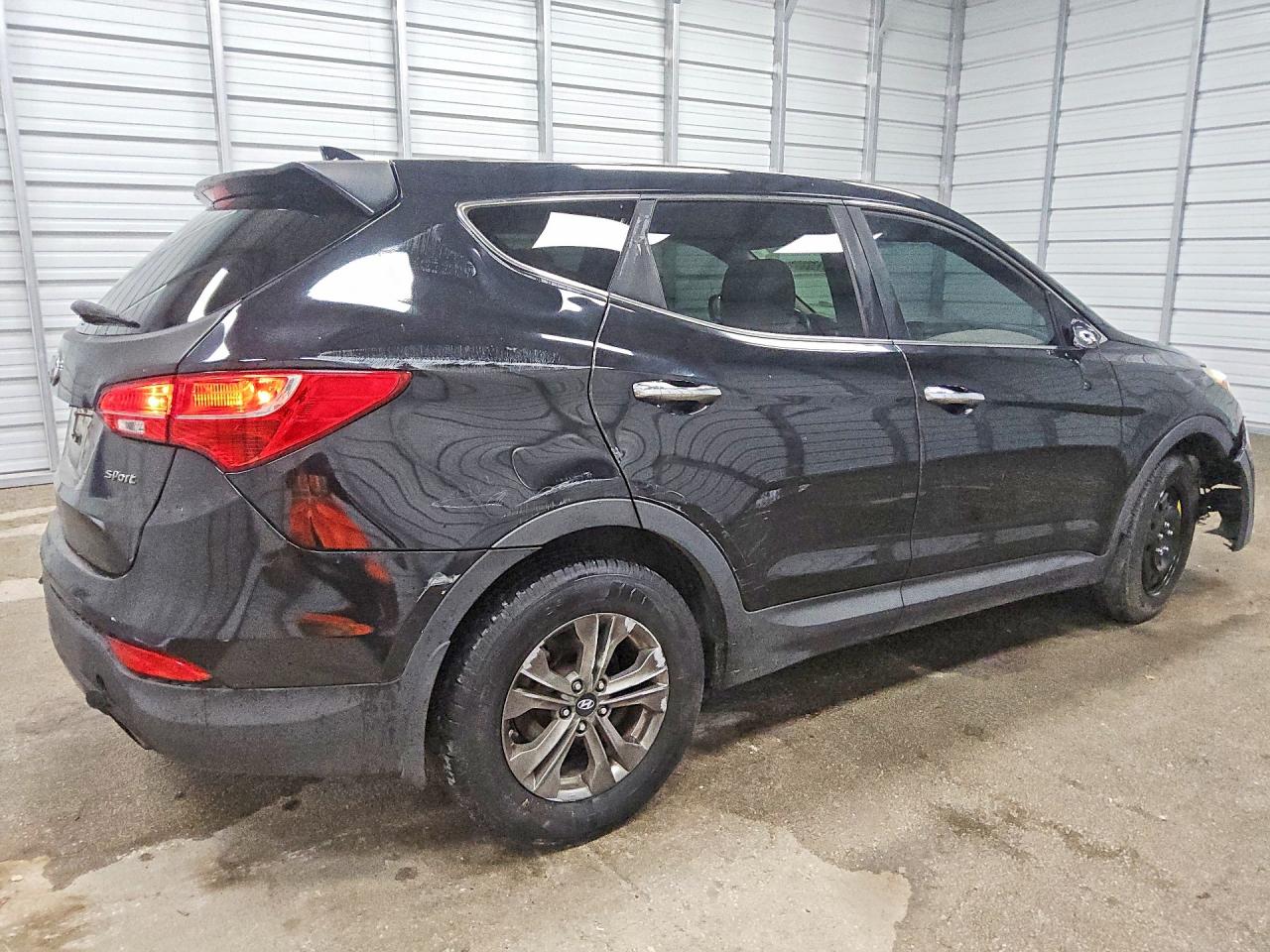 2015 Hyundai Santa Fe Sport 2.4l Black vin: 5XYZT3LB7FG243398