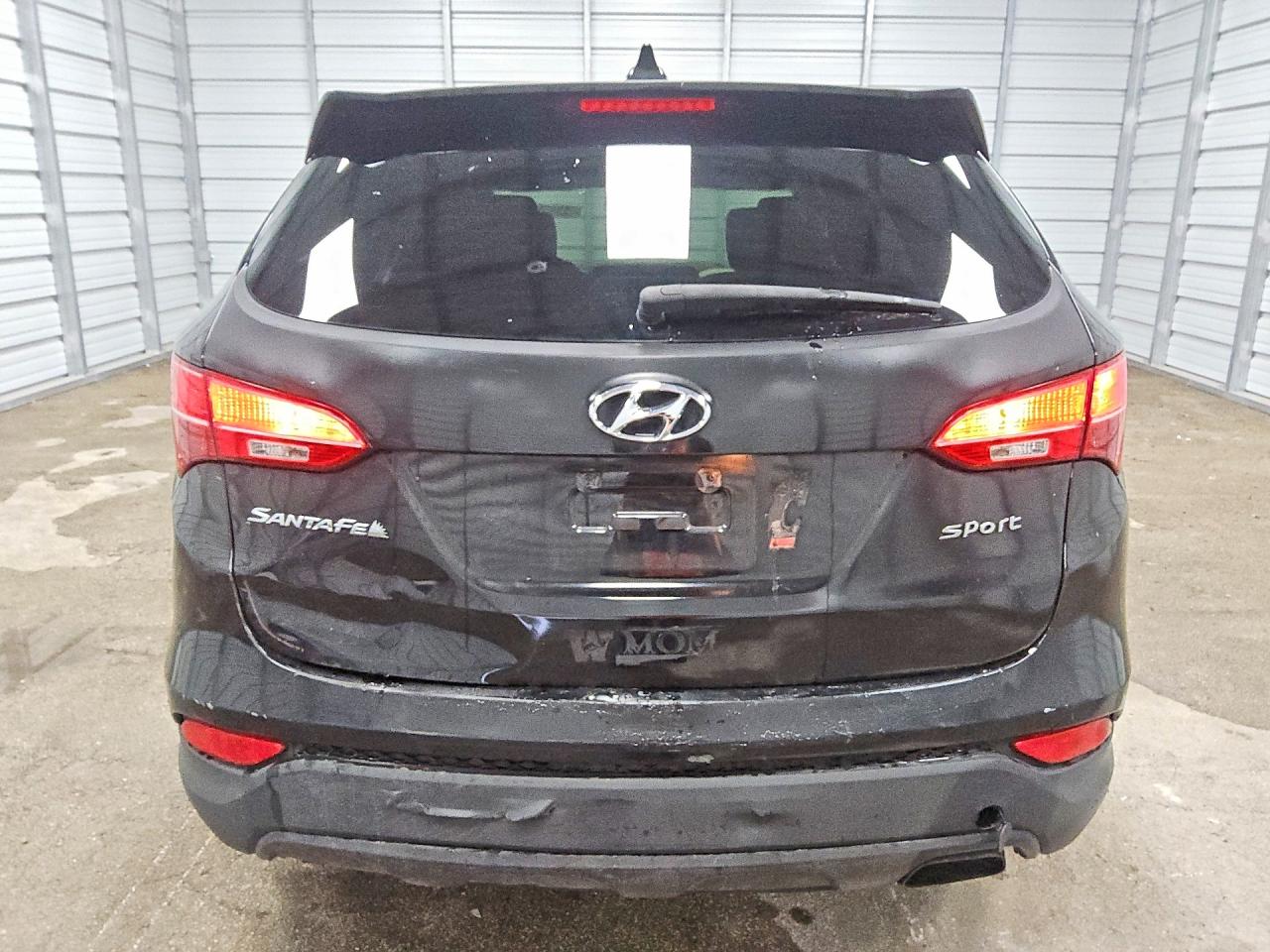 2015 Hyundai Santa Fe Sport 2.4l Black vin: 5XYZT3LB7FG243398