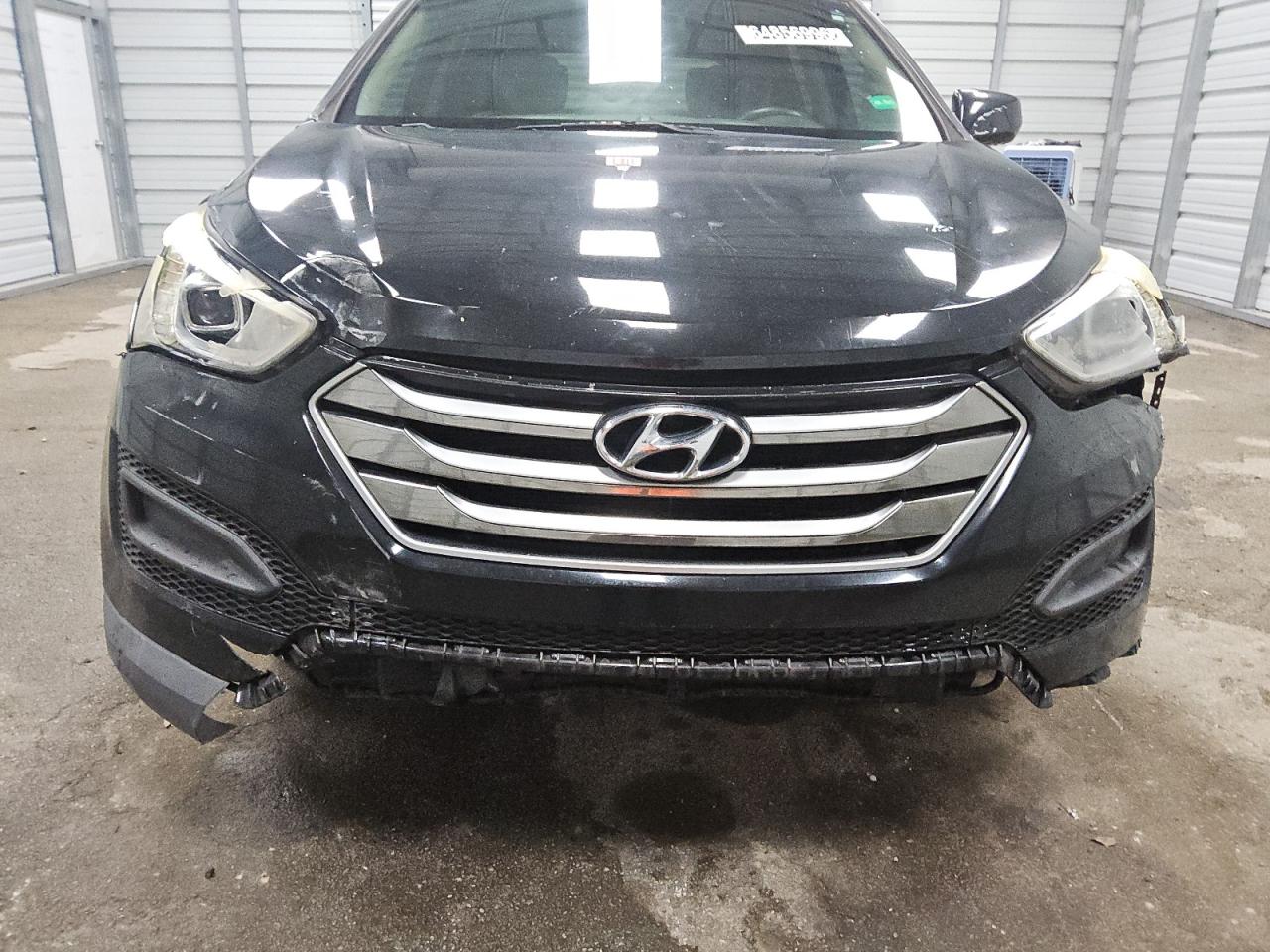 2015 Hyundai Santa Fe Sport 2.4l Black vin: 5XYZT3LB7FG243398 Damage: Front Bumper, Broken, Replacement Required