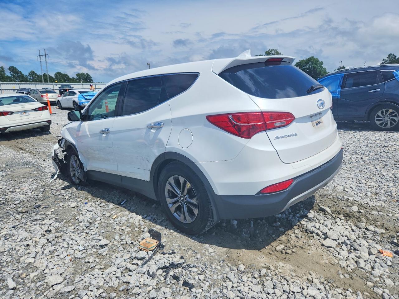 2015 Hyundai Santa Fe Sport 2.4l Белый vin: 5XYZT3LB7FG243997