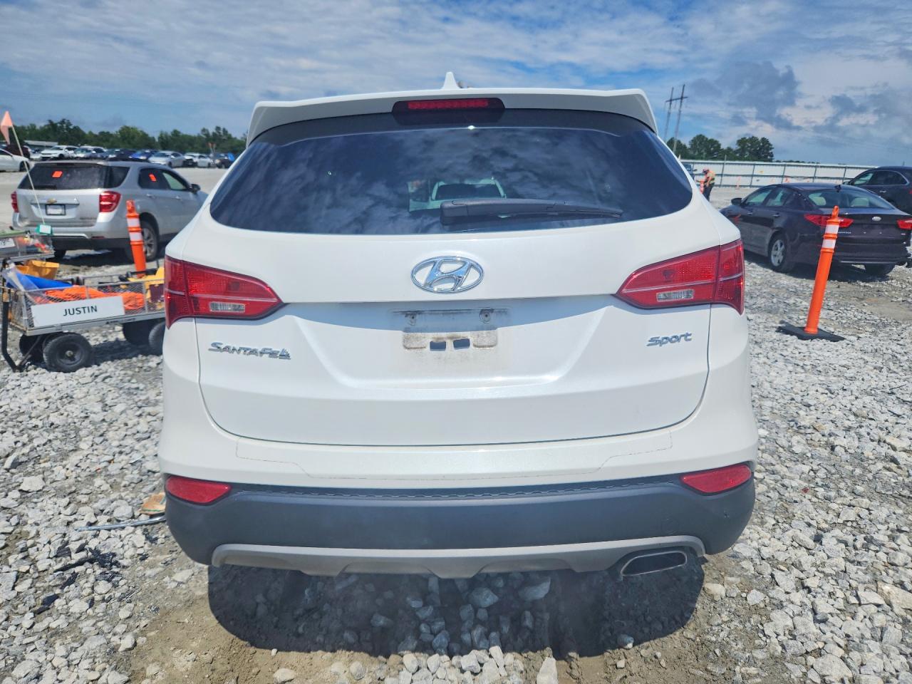 2015 Hyundai Santa Fe Sport 2.4l Белый vin: 5XYZT3LB7FG243997