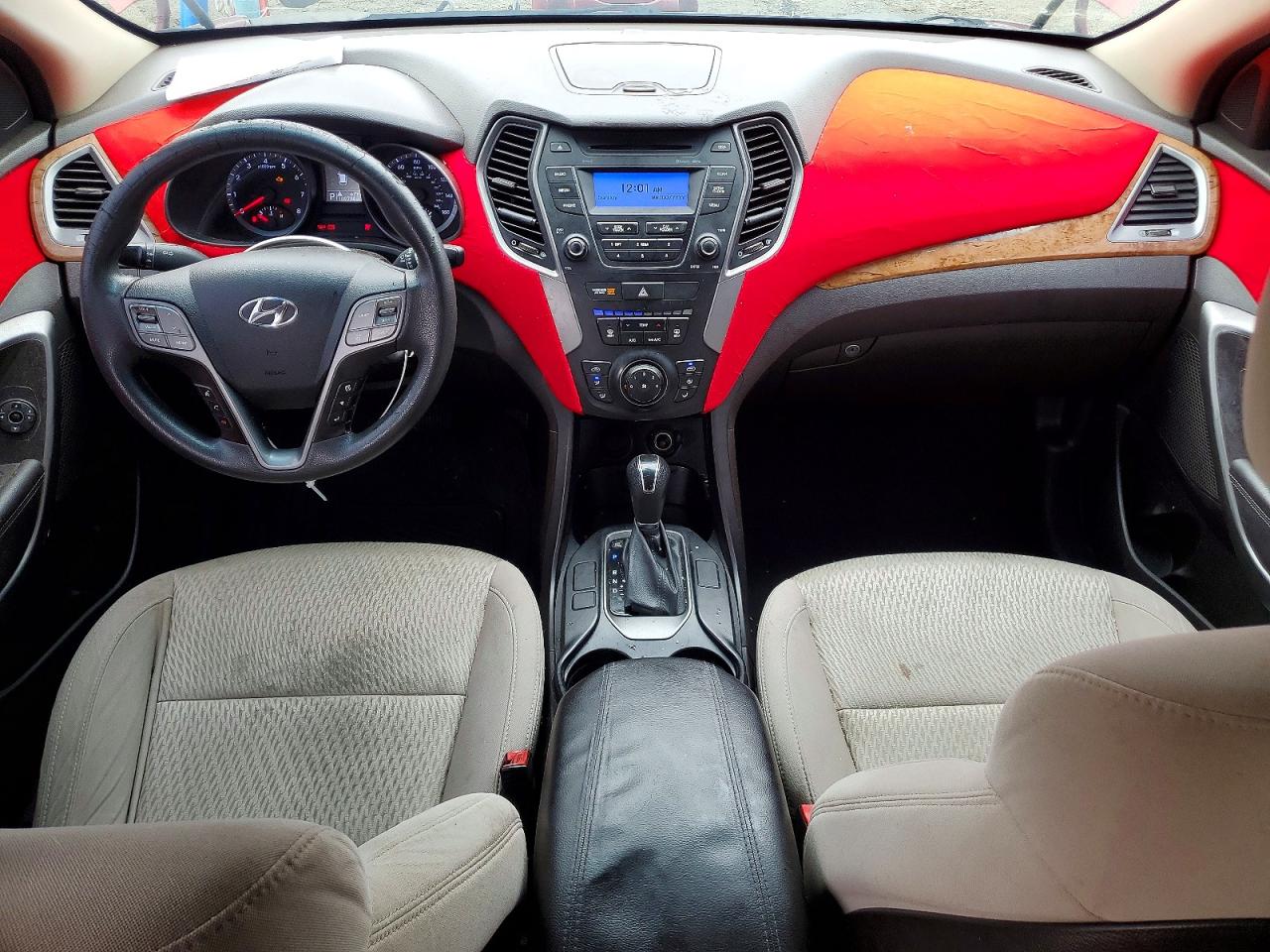 2015 Hyundai Santa Fe Sport 2.4l Maroon vin: 5XYZT3LB7FG252473