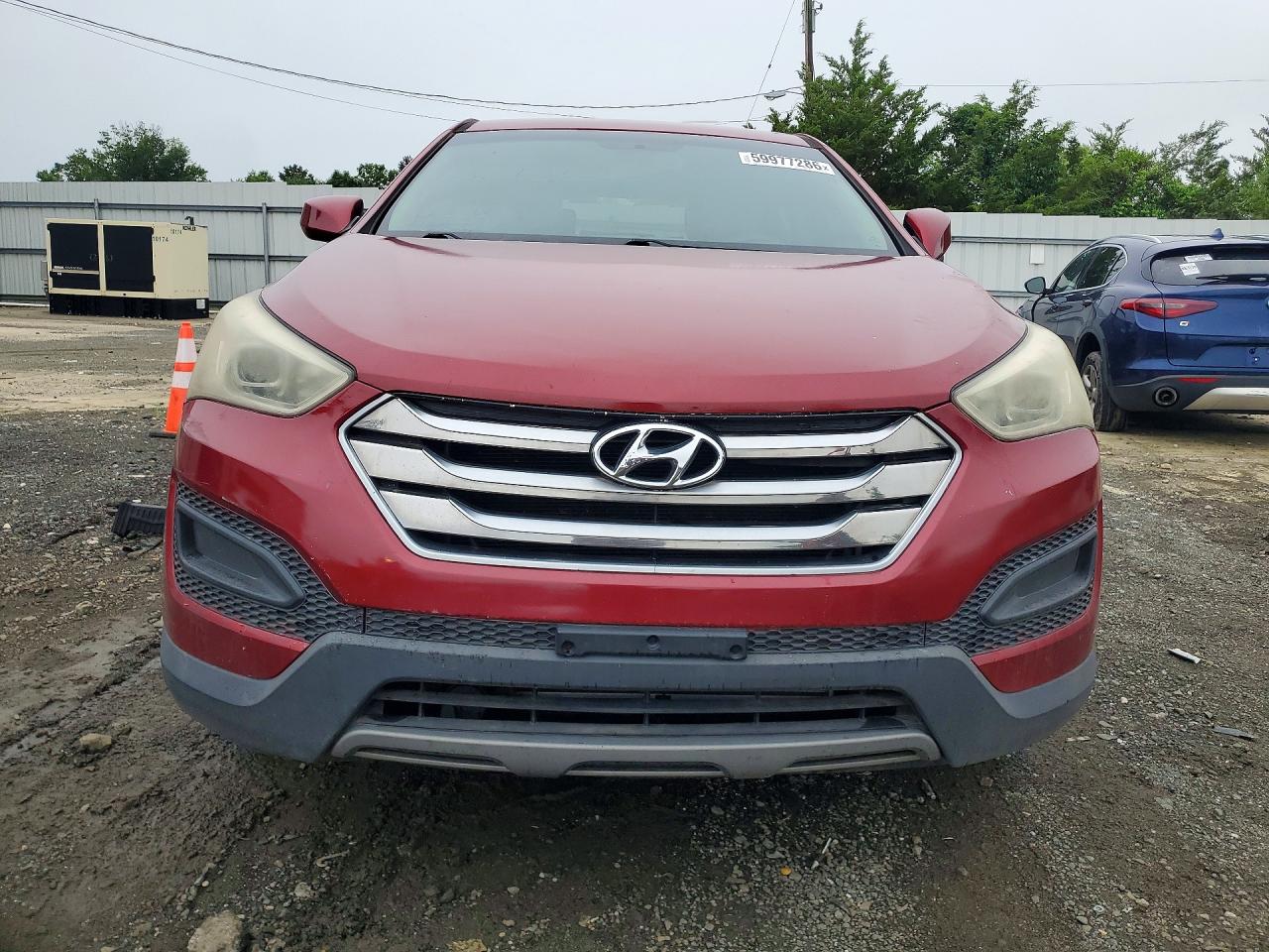 2015 Hyundai Santa Fe Sport 2.4l Maroon vin: 5XYZT3LB7FG252473