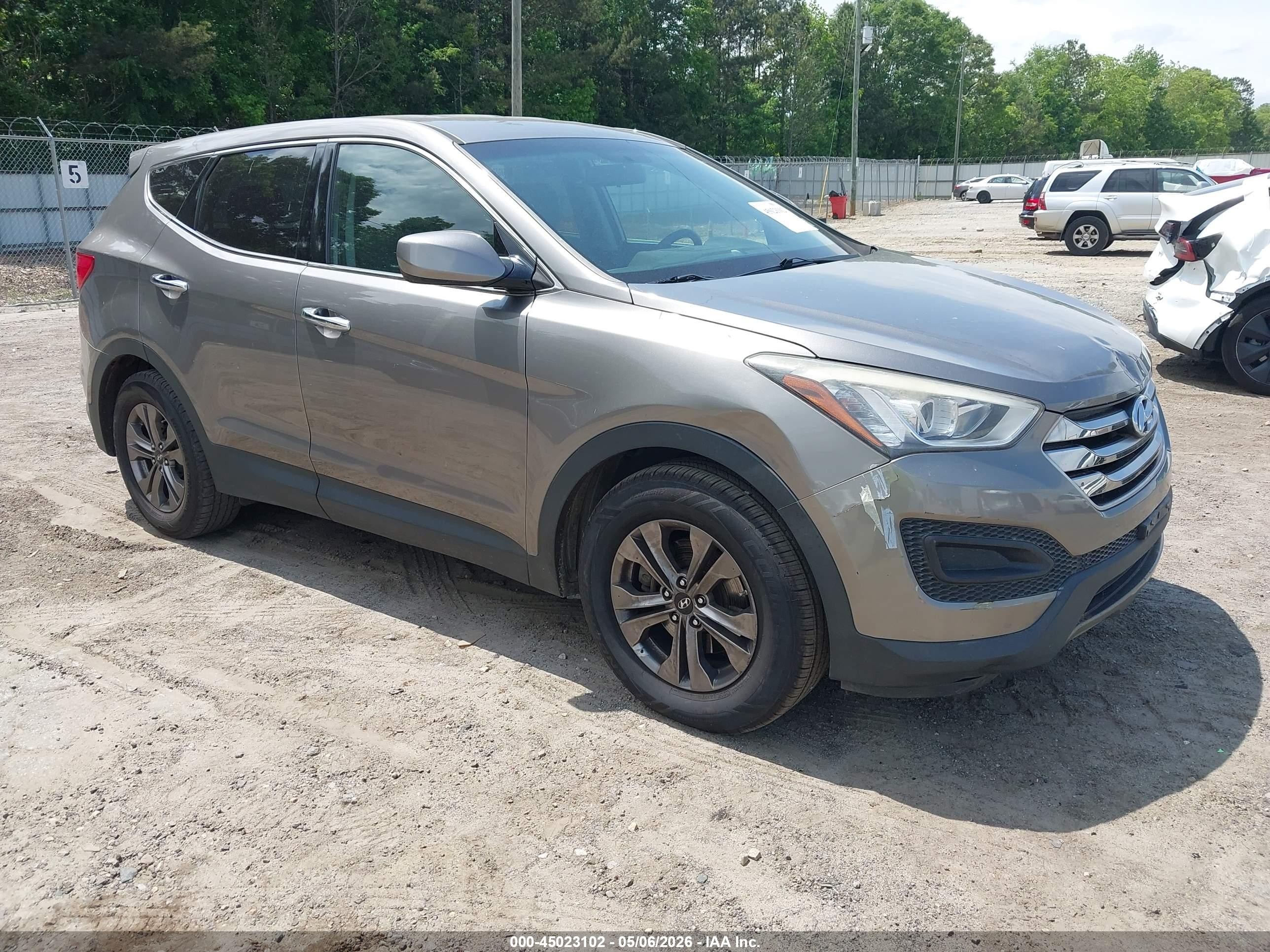 2015 Hyundai Santa Fe Sport 2.4l Gray vin: 5XYZT3LB7FG260010