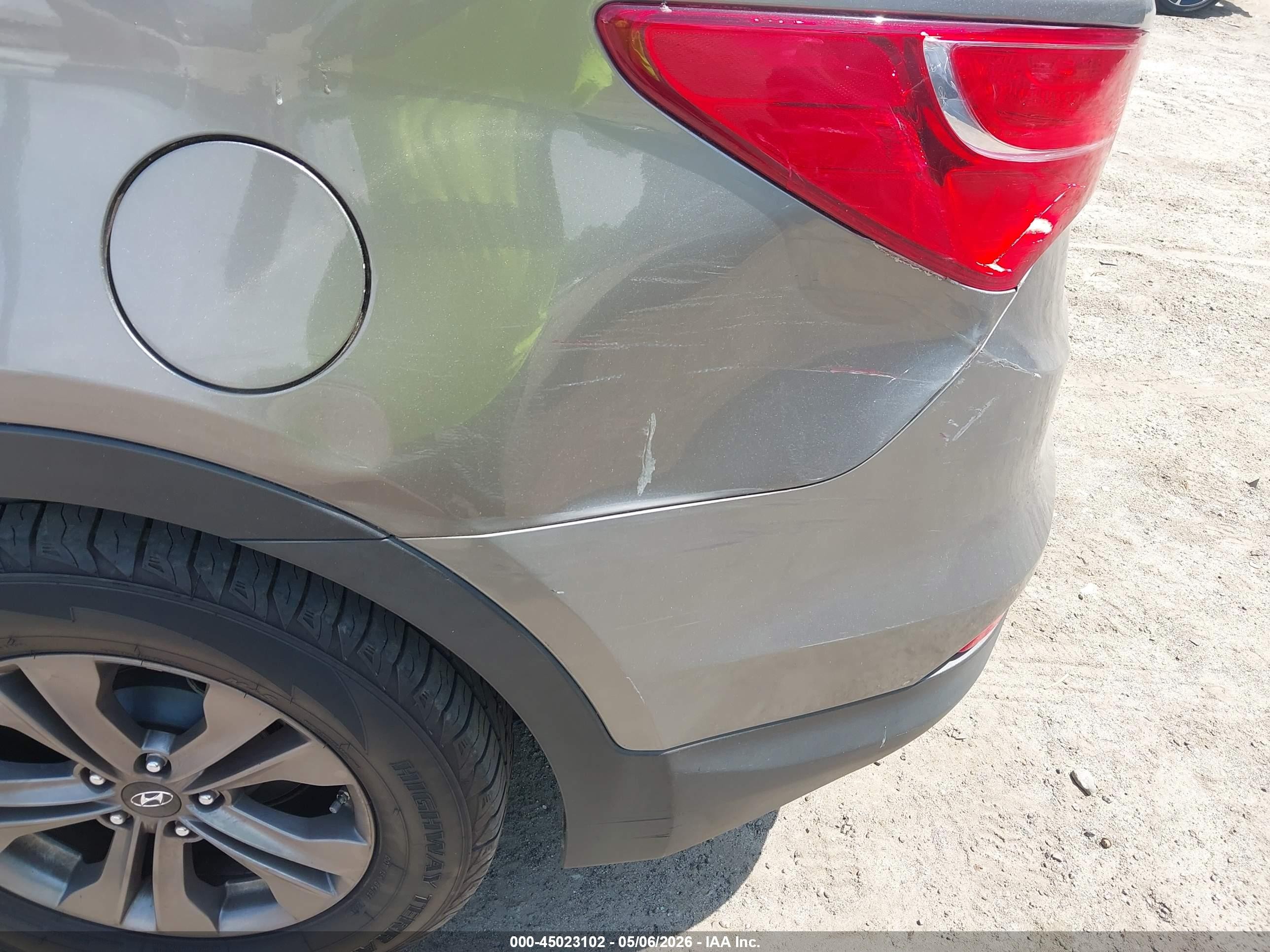2015 Hyundai Santa Fe Sport 2.4l Gray vin: 5XYZT3LB7FG260010