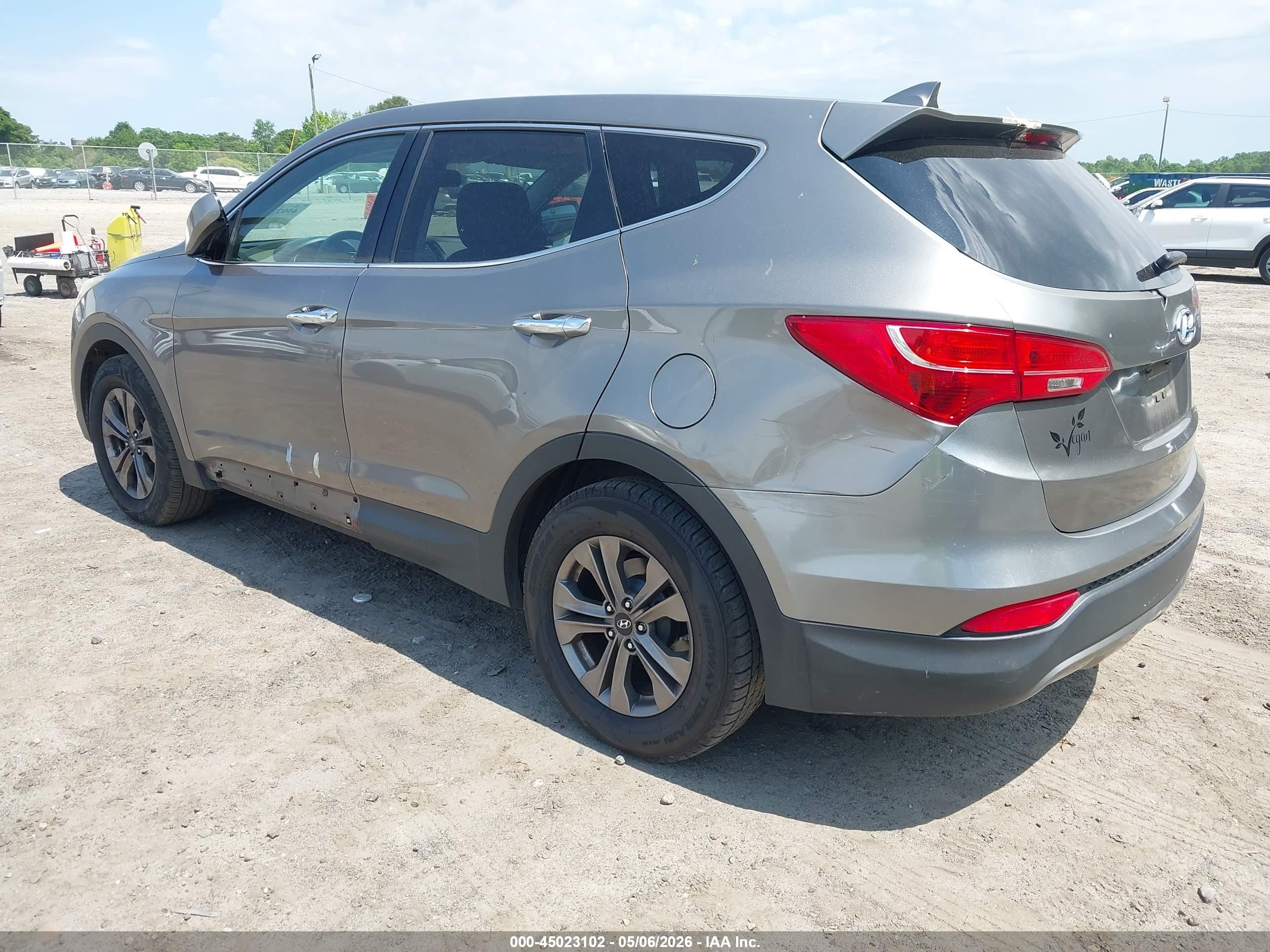 2015 Hyundai Santa Fe Sport 2.4l Gray vin: 5XYZT3LB7FG260010