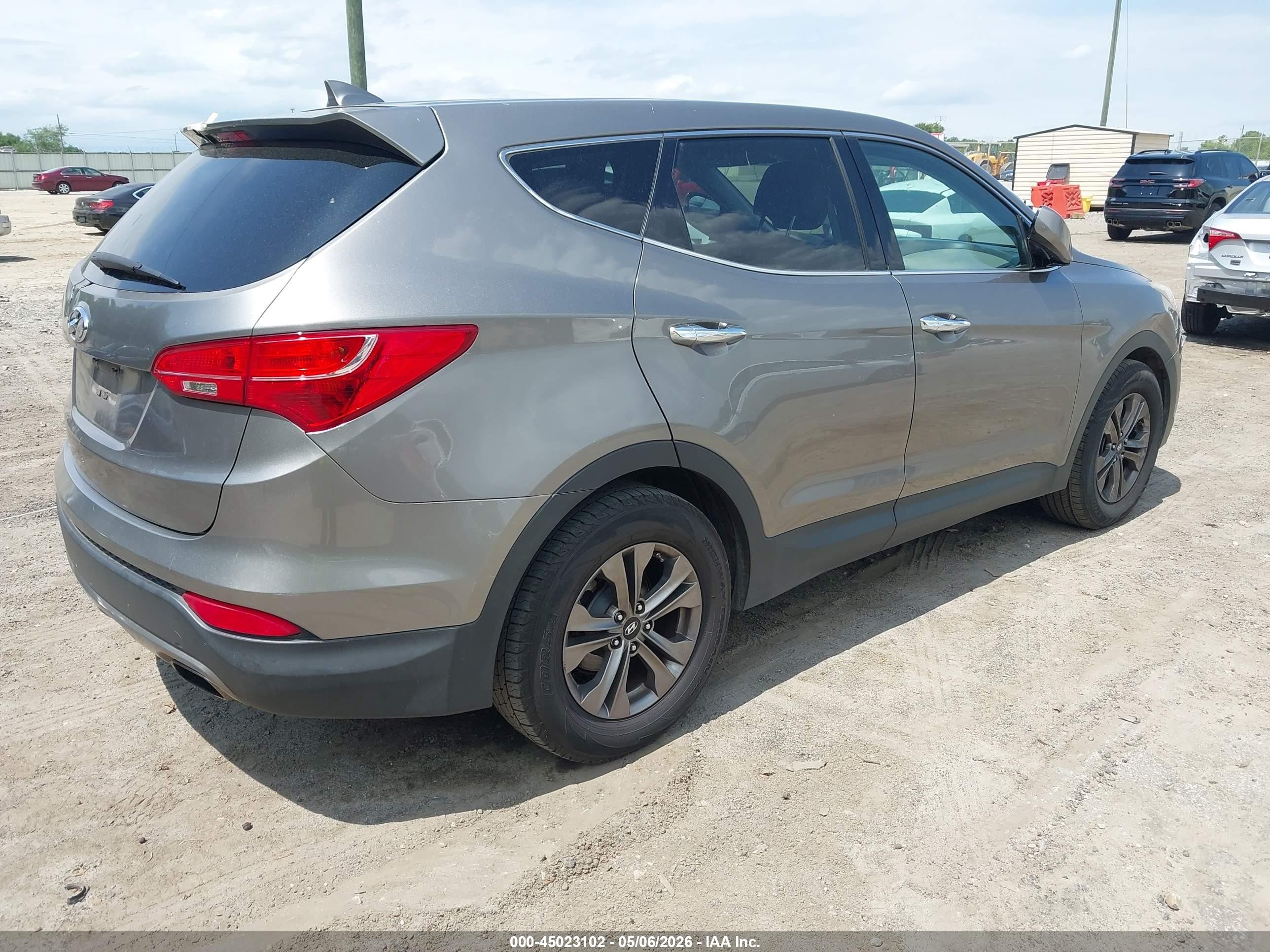 2015 Hyundai Santa Fe Sport 2.4l Gray vin: 5XYZT3LB7FG260010
