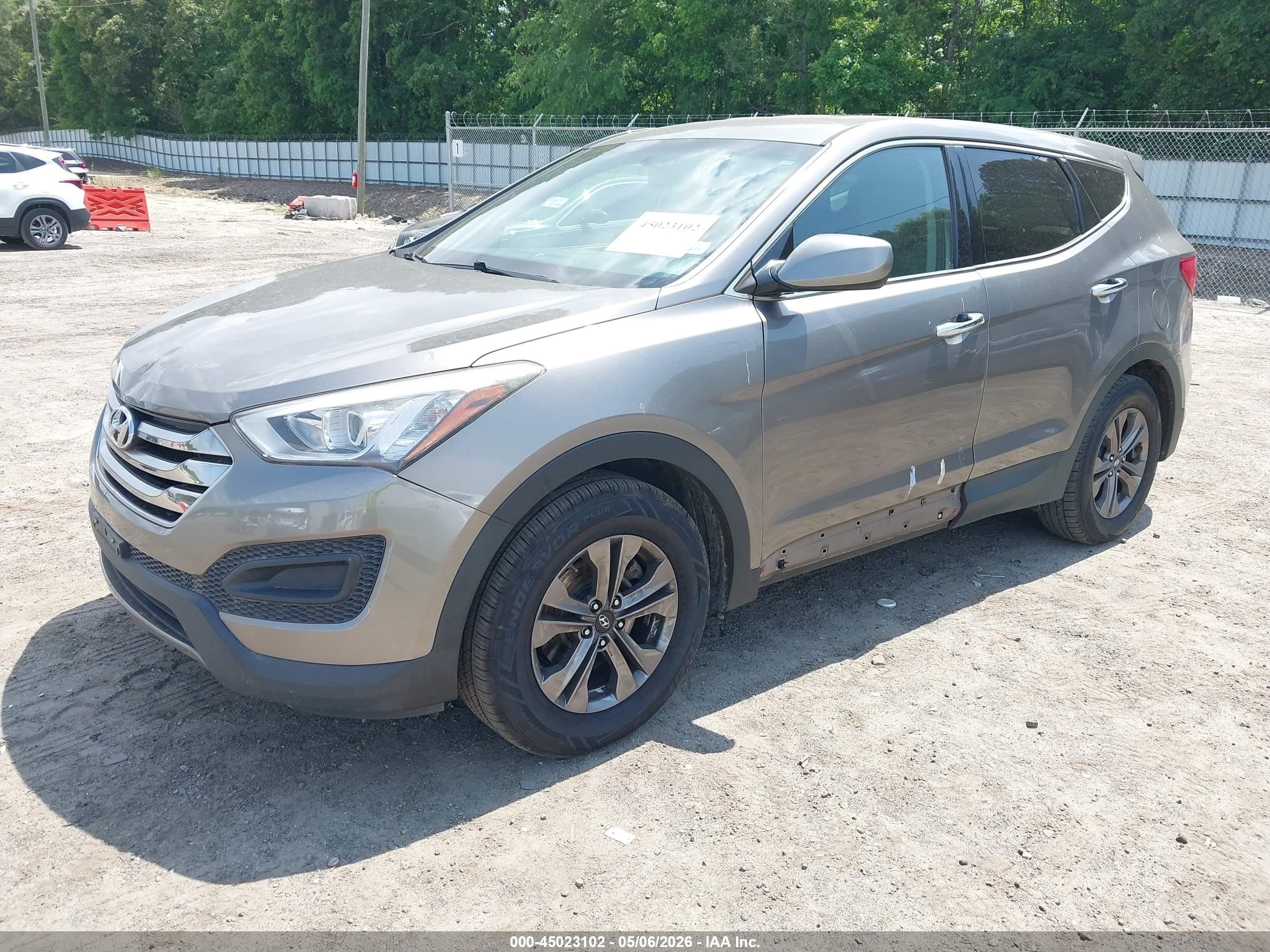 2015 Hyundai Santa Fe Sport 2.4l Gray vin: 5XYZT3LB7FG260010