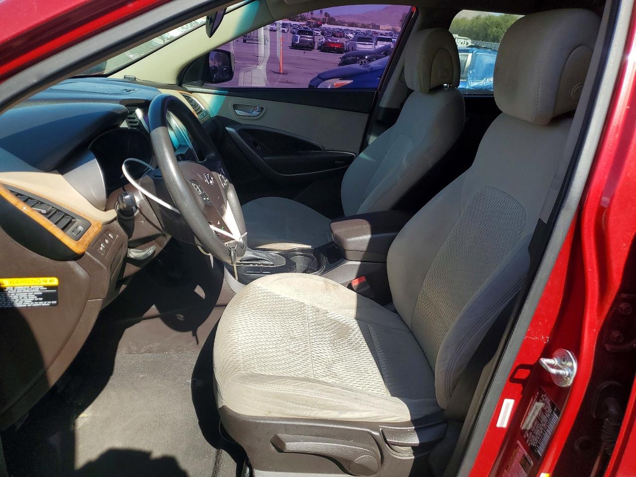 2015 Hyundai Santa Fe Sport 2.4l Red vin: 5XYZT3LB7FG260914