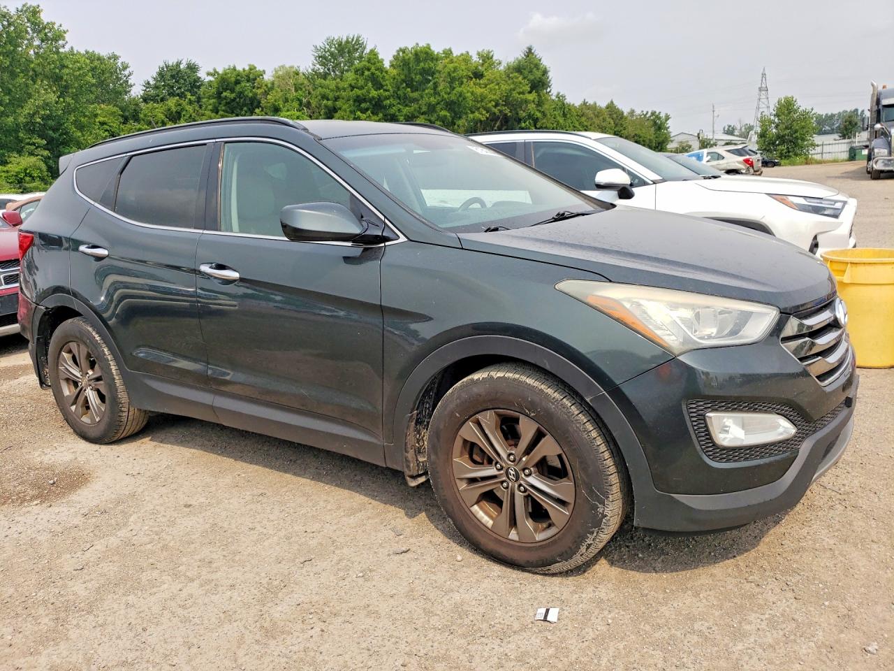 2013 Hyundai Santa Fe Sport 2.4l Gray vin: 5XYZT3LB8DG092150