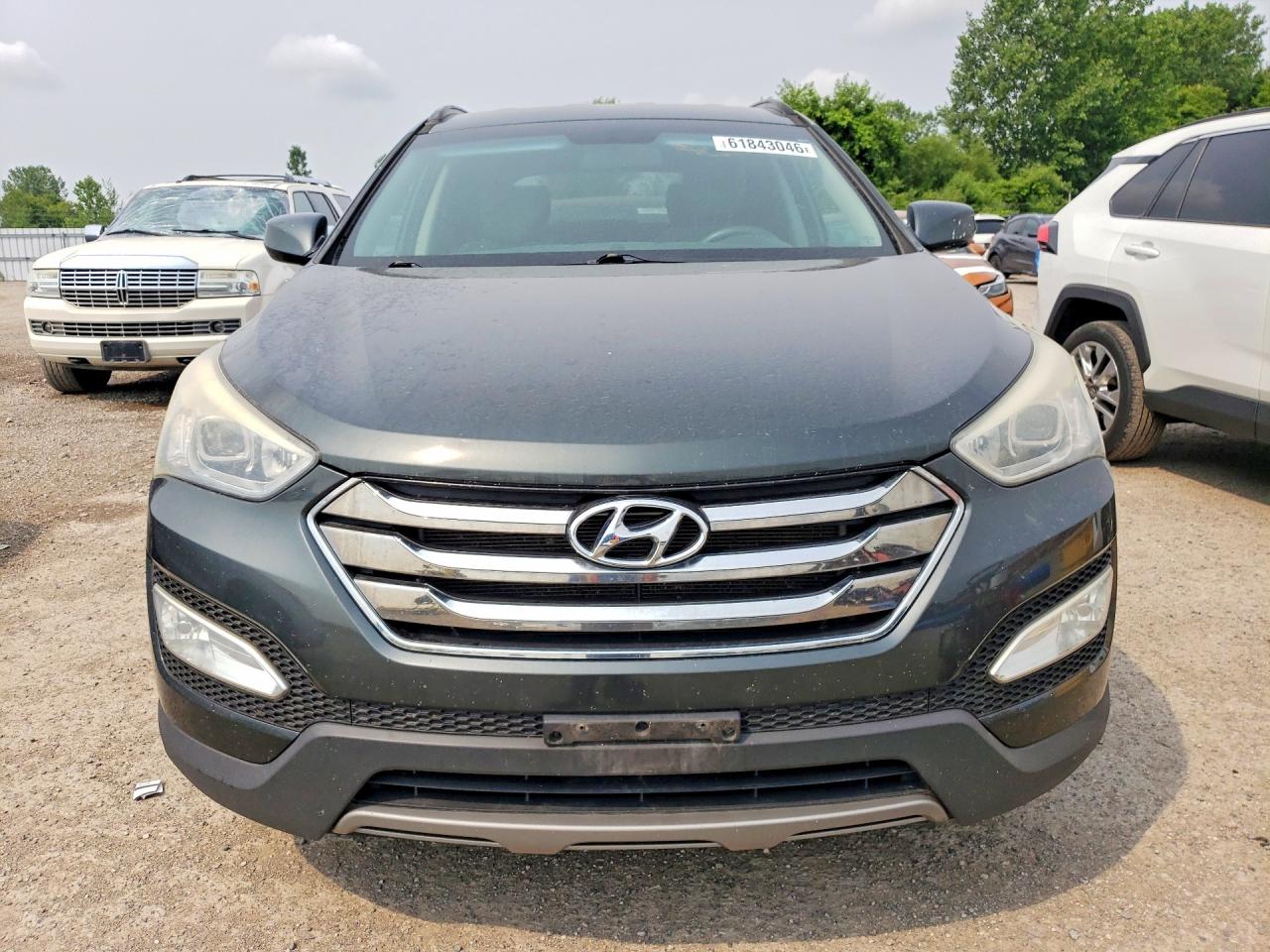 2013 Hyundai Santa Fe Sport 2.4l Gray vin: 5XYZT3LB8DG092150