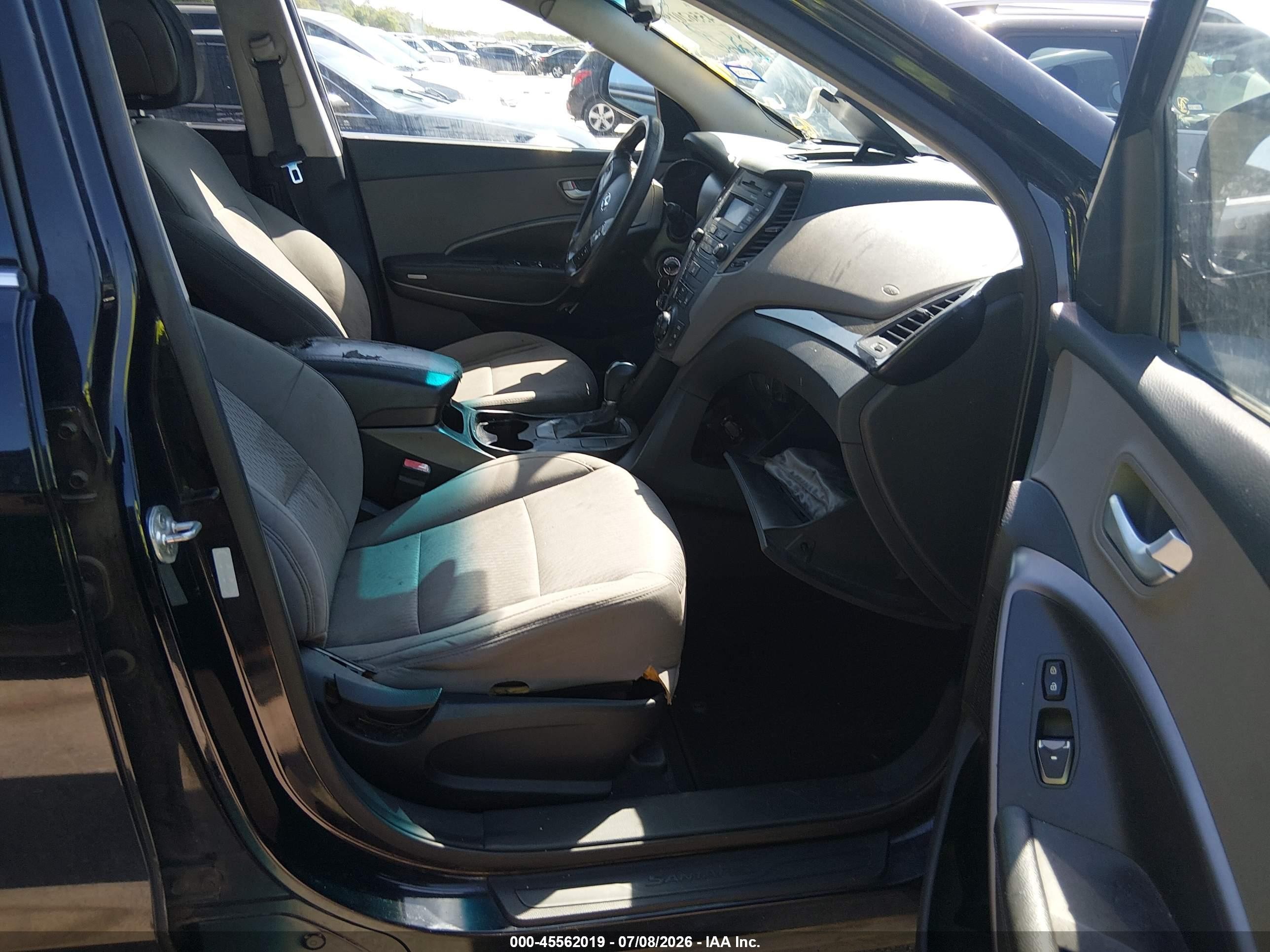 2013 Hyundai Santa Fe Sport Black vin: 5XYZT3LB8DG111618