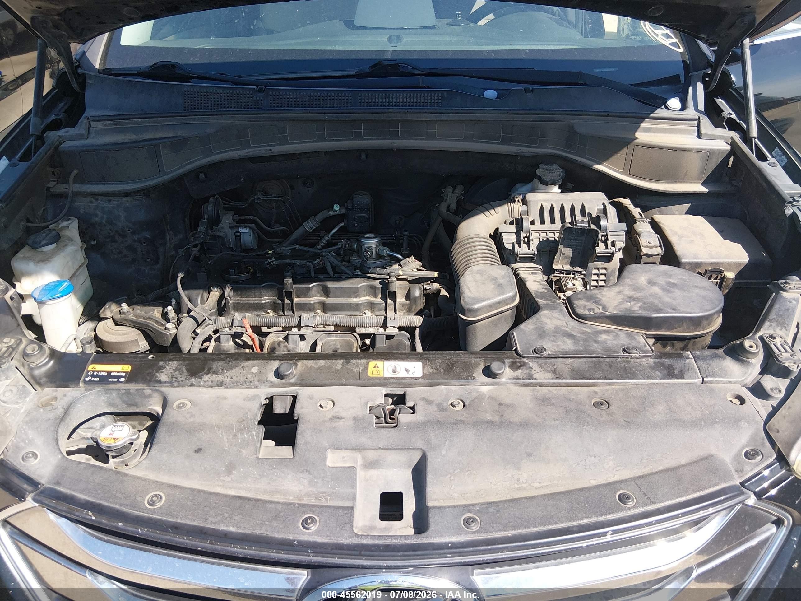 2013 Hyundai Santa Fe Sport Black vin: 5XYZT3LB8DG111618