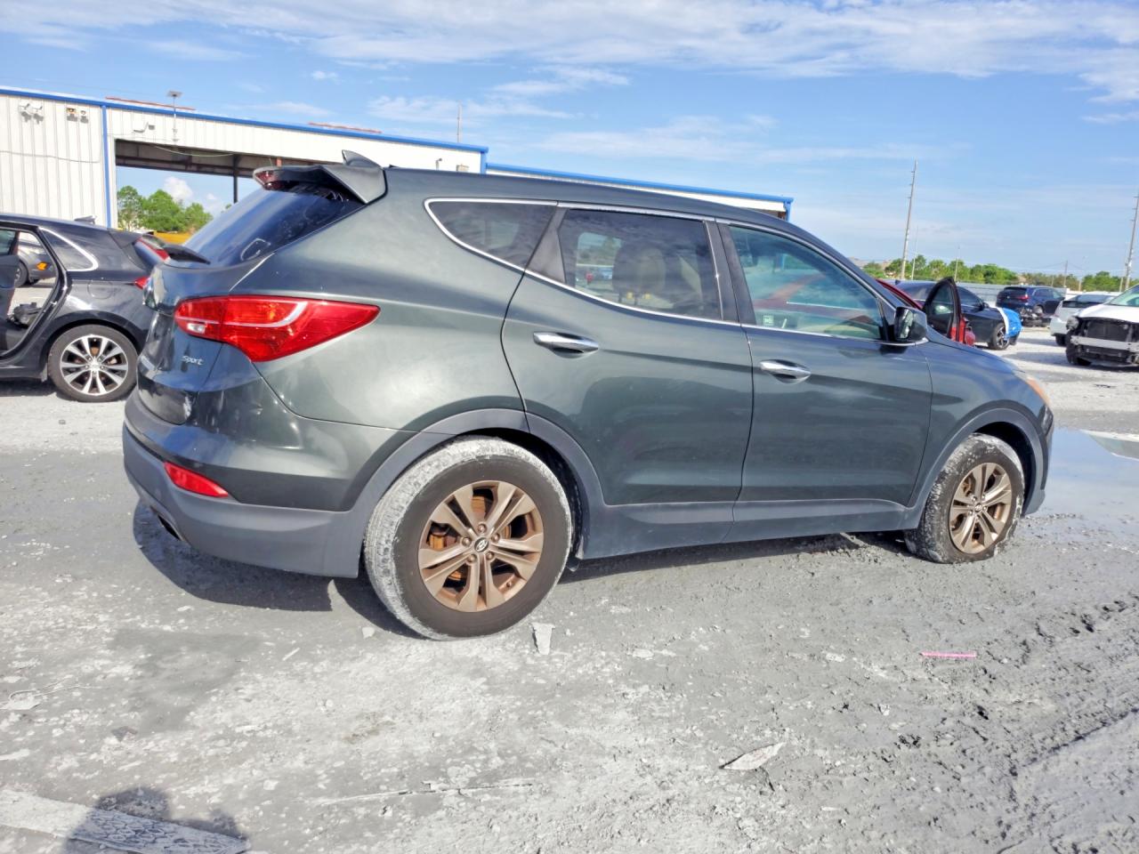 2014 Hyundai Santa Fe Sport 2.4l Gray vin: 5XYZT3LB8EG167186