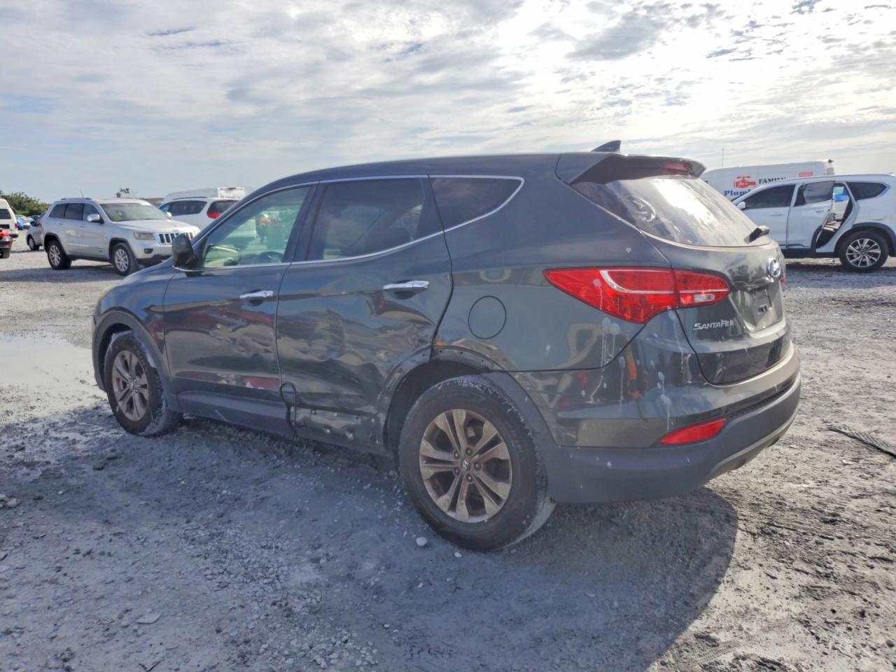 2014 Hyundai Santa Fe Sport 2.4l Gray vin: 5XYZT3LB8EG167186