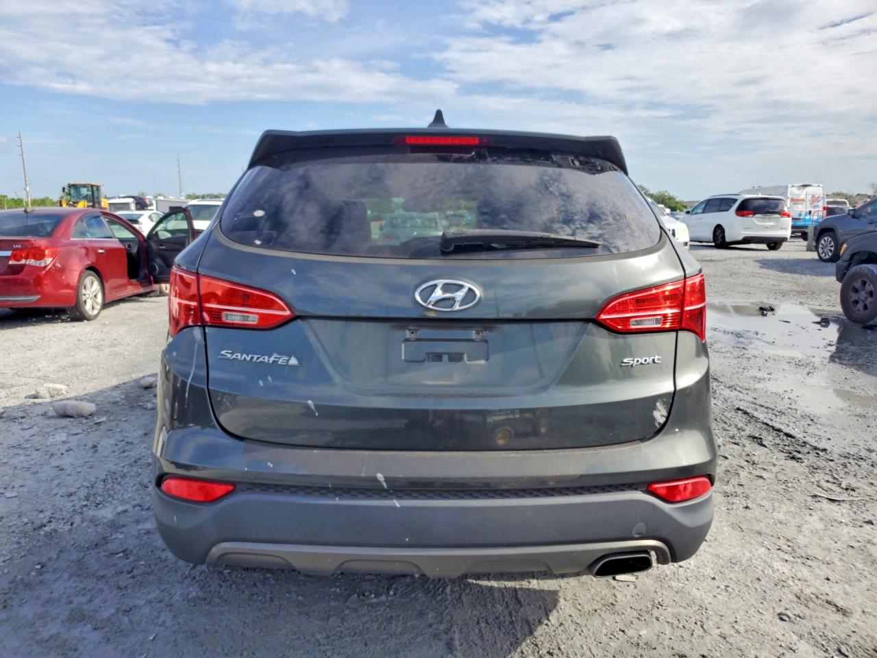 2014 Hyundai Santa Fe Sport 2.4l Gray vin: 5XYZT3LB8EG167186