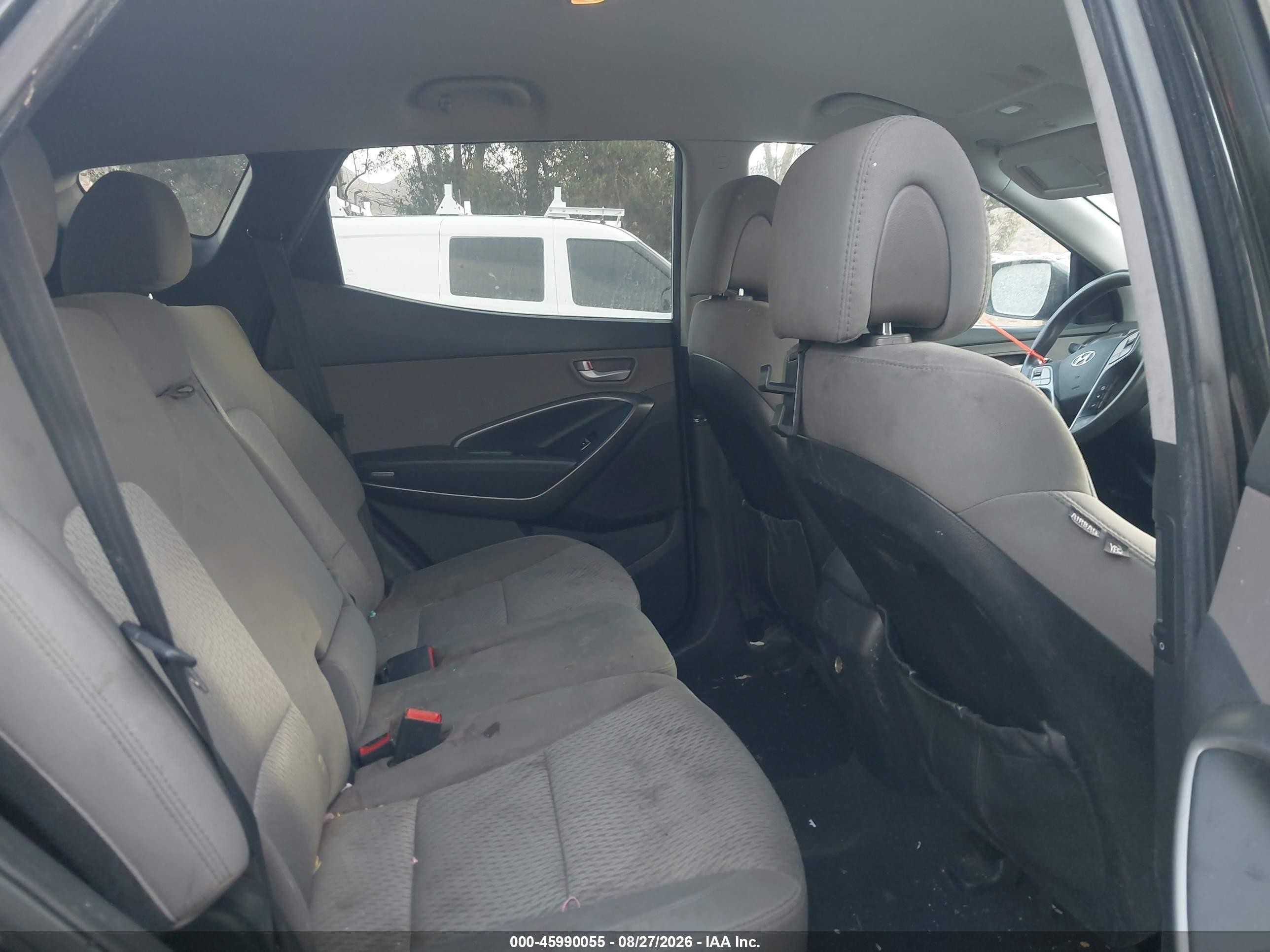 2014 Hyundai Santa Fe Sport 2.4l Black vin: 5XYZT3LB8EG203409