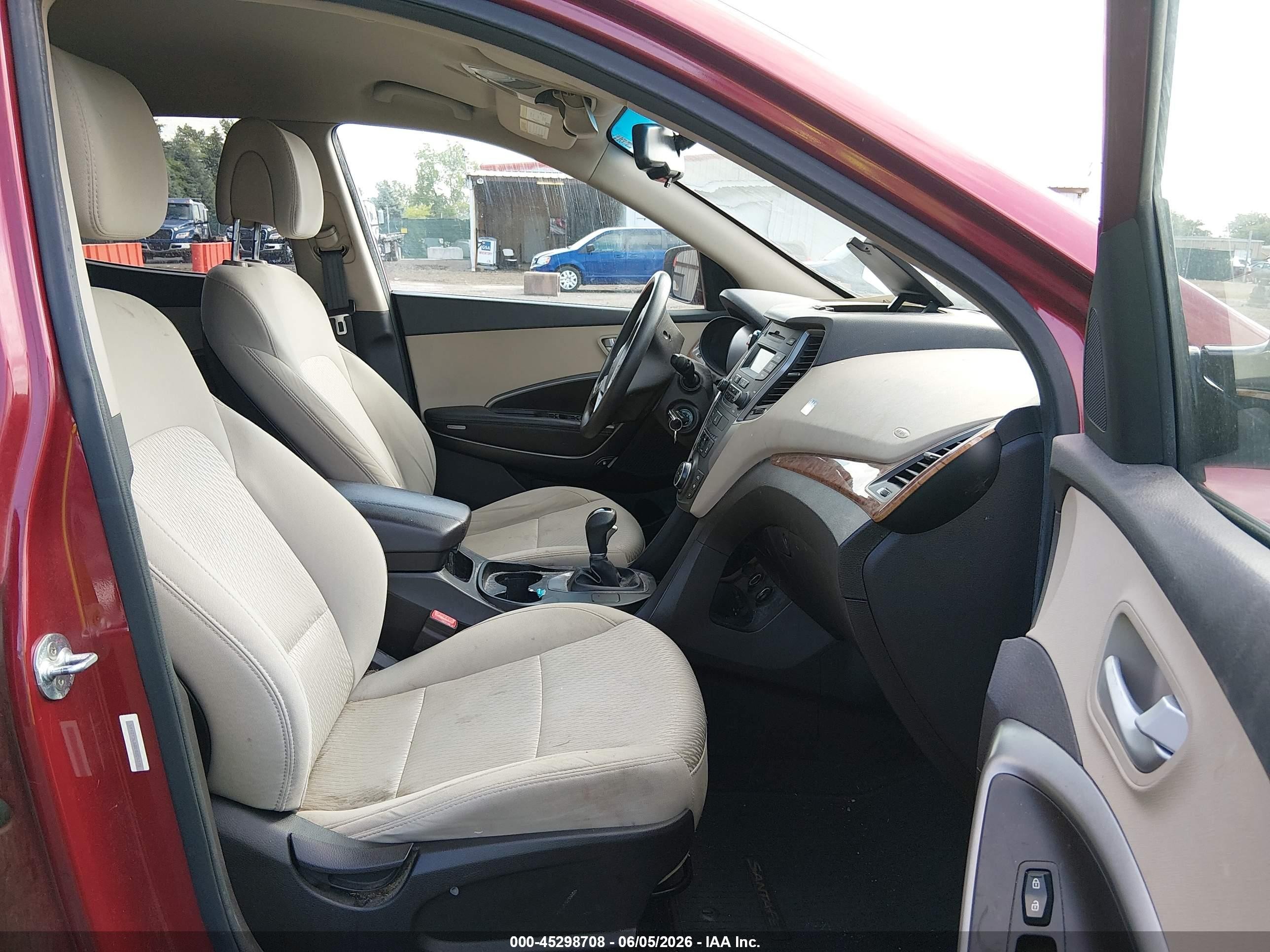 2014 Hyundai Santa Fe Sport 2.4l Red vin: 5XYZT3LB8EG205371