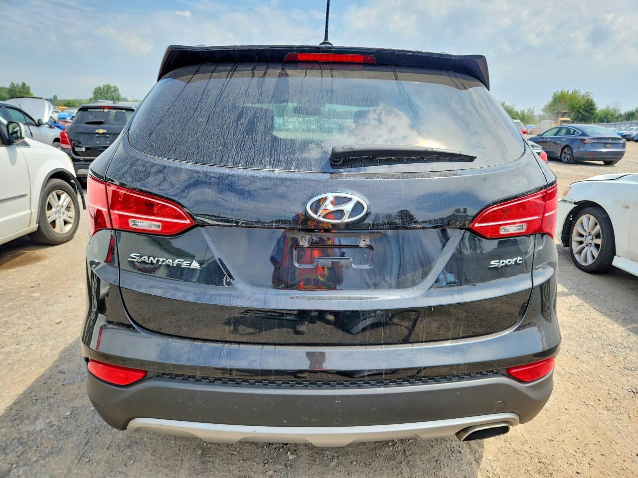 2015 Hyundai Santa Fe Sport 2.4l Черный vin: 5XYZT3LB8FG241482