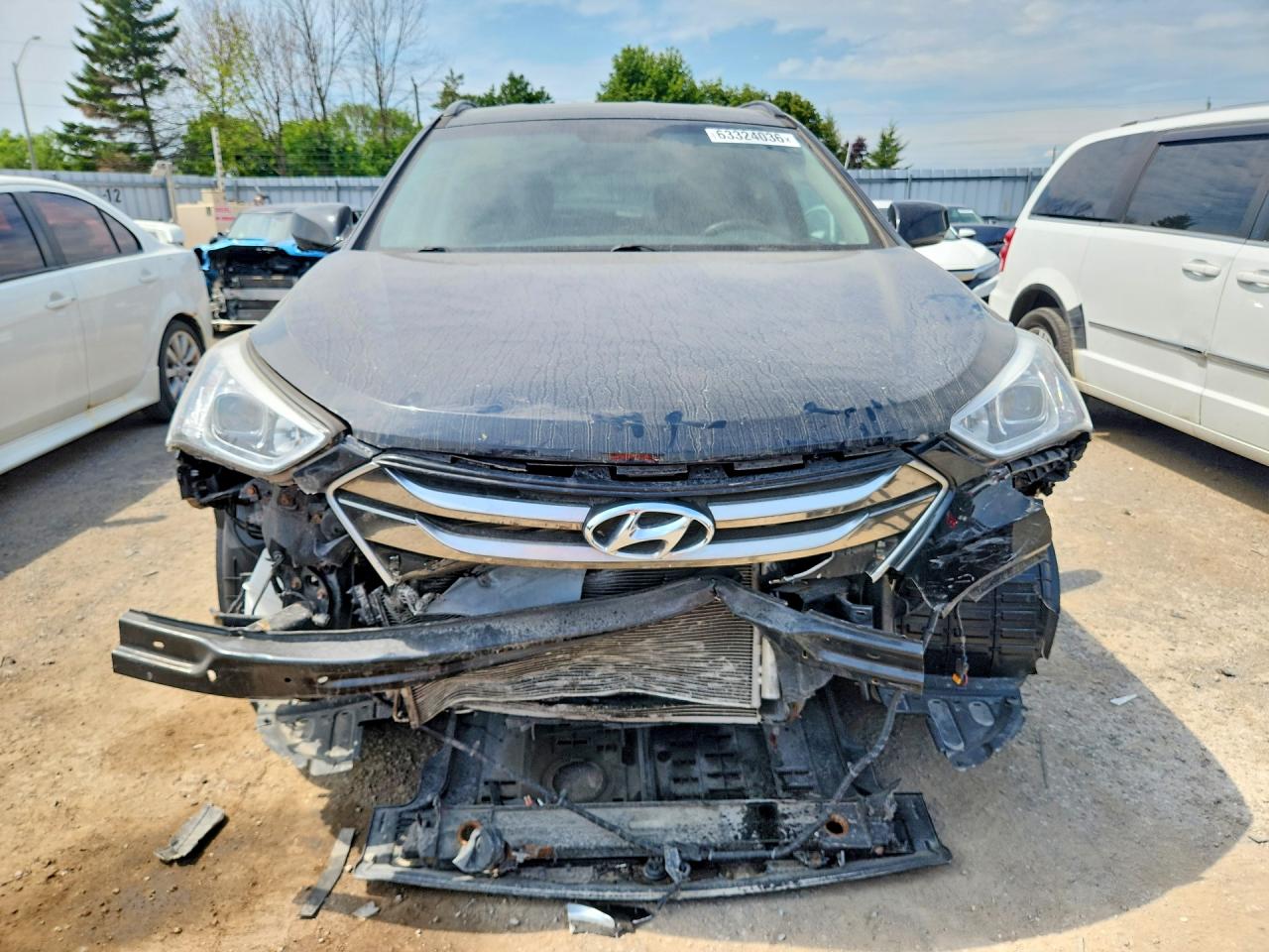 2015 Hyundai Santa Fe Sport 2.4l Черный vin: 5XYZT3LB8FG241482