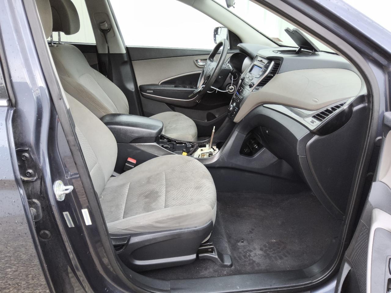 2015 Hyundai Santa Fe Sport 2.4l Blue vin: 5XYZT3LB8FG272182 Damage: Right Front Seat, Stained, Permanent