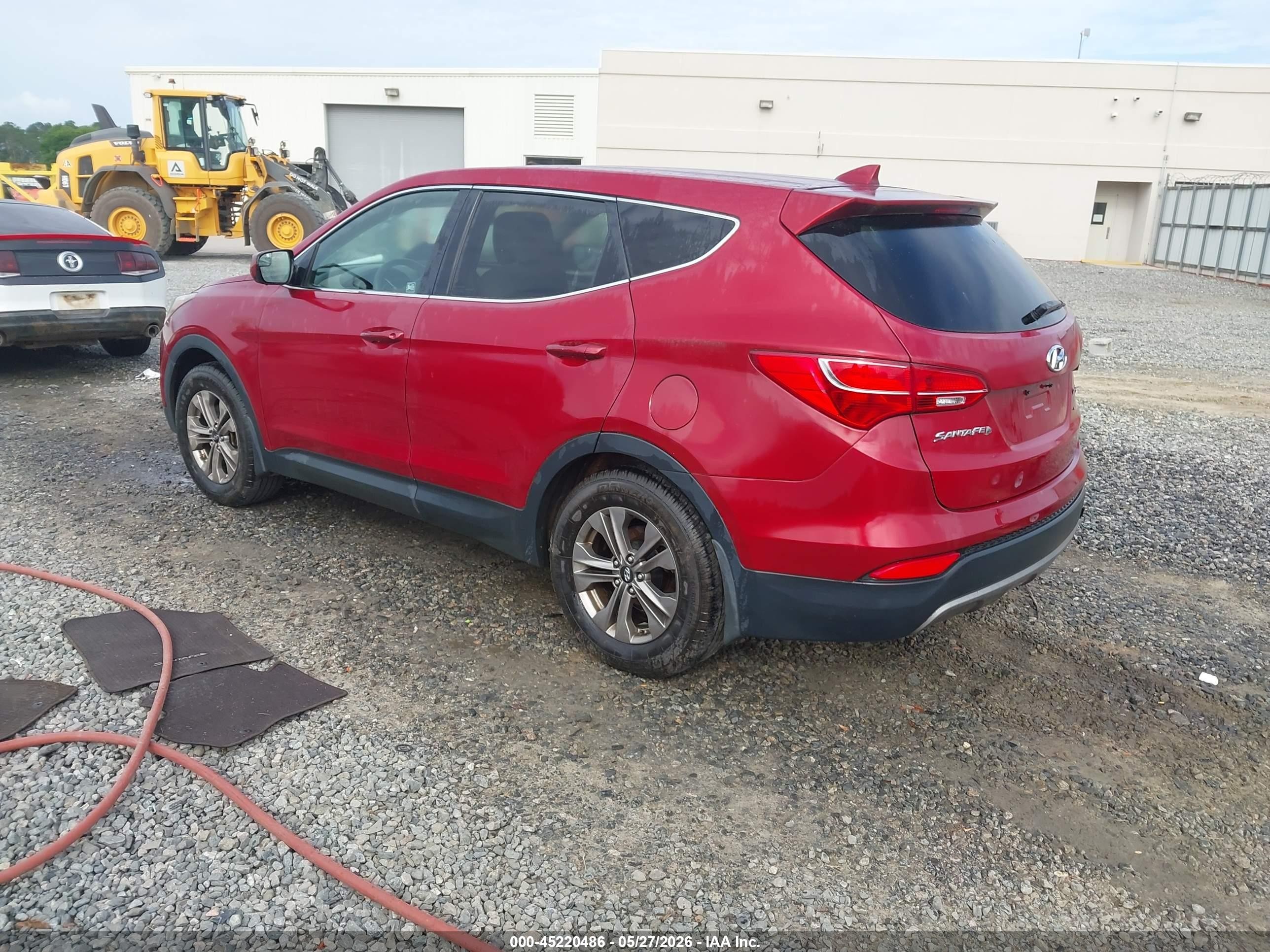 2015 Hyundai Santa Fe Sport 2.4l Maroon vin: 5XYZT3LB8FG284459