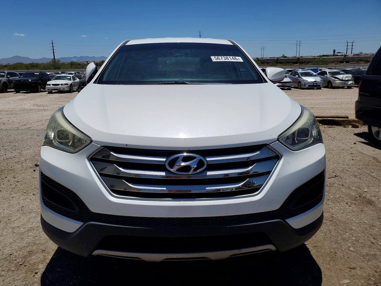 2015 Hyundai Santa Fe Sport 2.4l White vin: 5XYZT3LB8FG289113