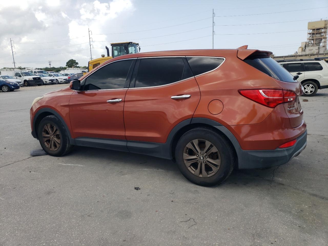 2013 Hyundai Santa Fe Orange vin: 5XYZT3LB9DG006523